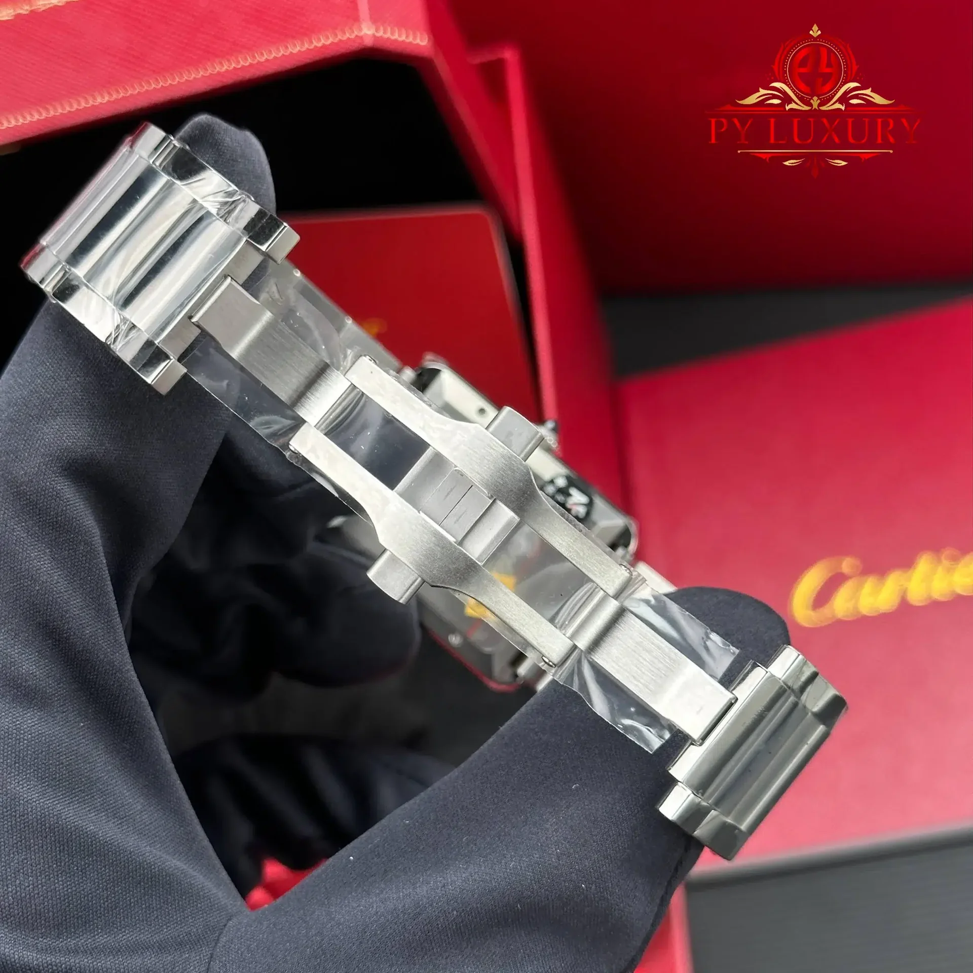 Cartier Tank Must WSTA0053 XL Silver Dial Steel Bracelet Best Replica AF 31mm x 41mm - 图片 11