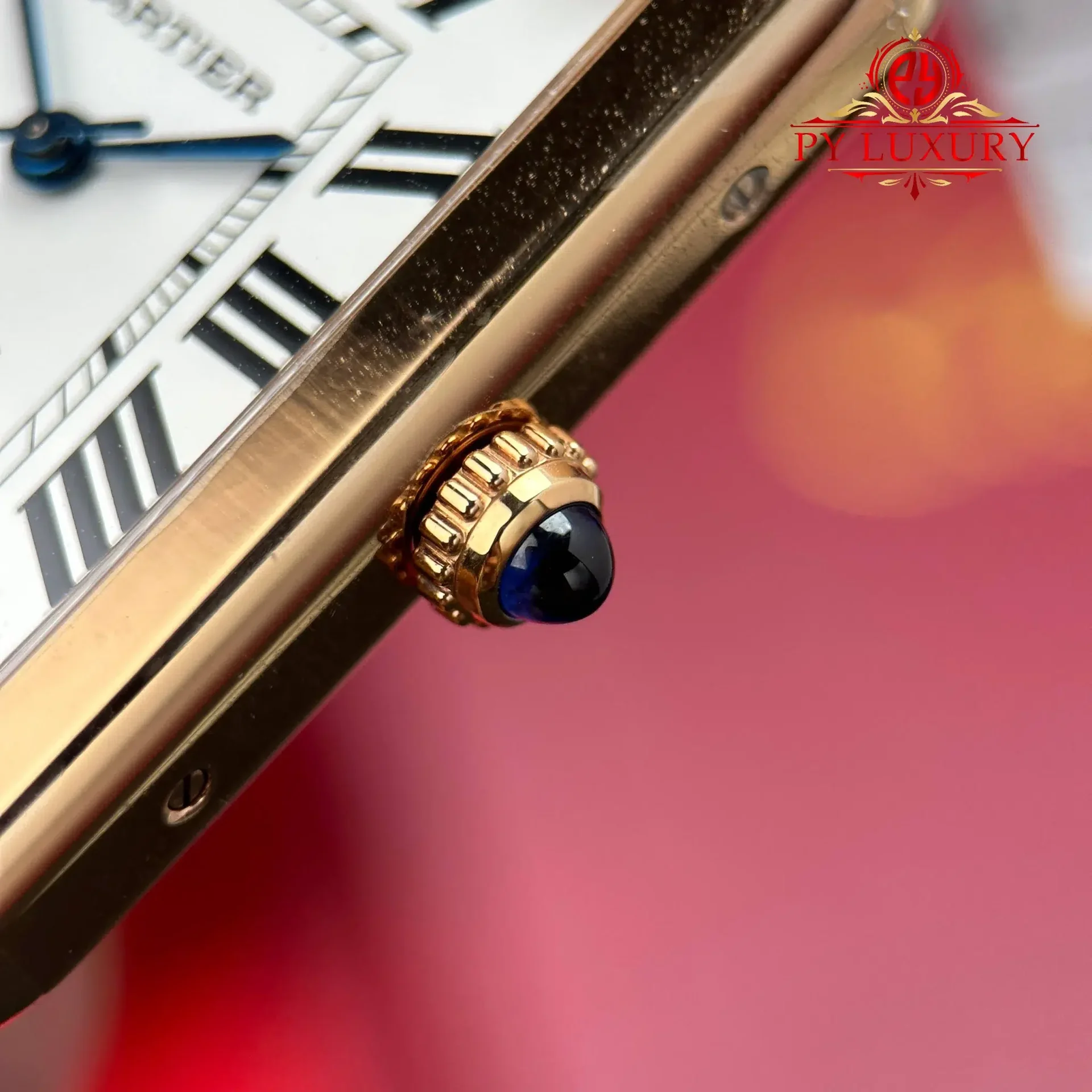 Cartier Tank Solo XL Automatic Rose Gold Brown Leather Strap Best Replica AF 31 x 41mm - 图片 7