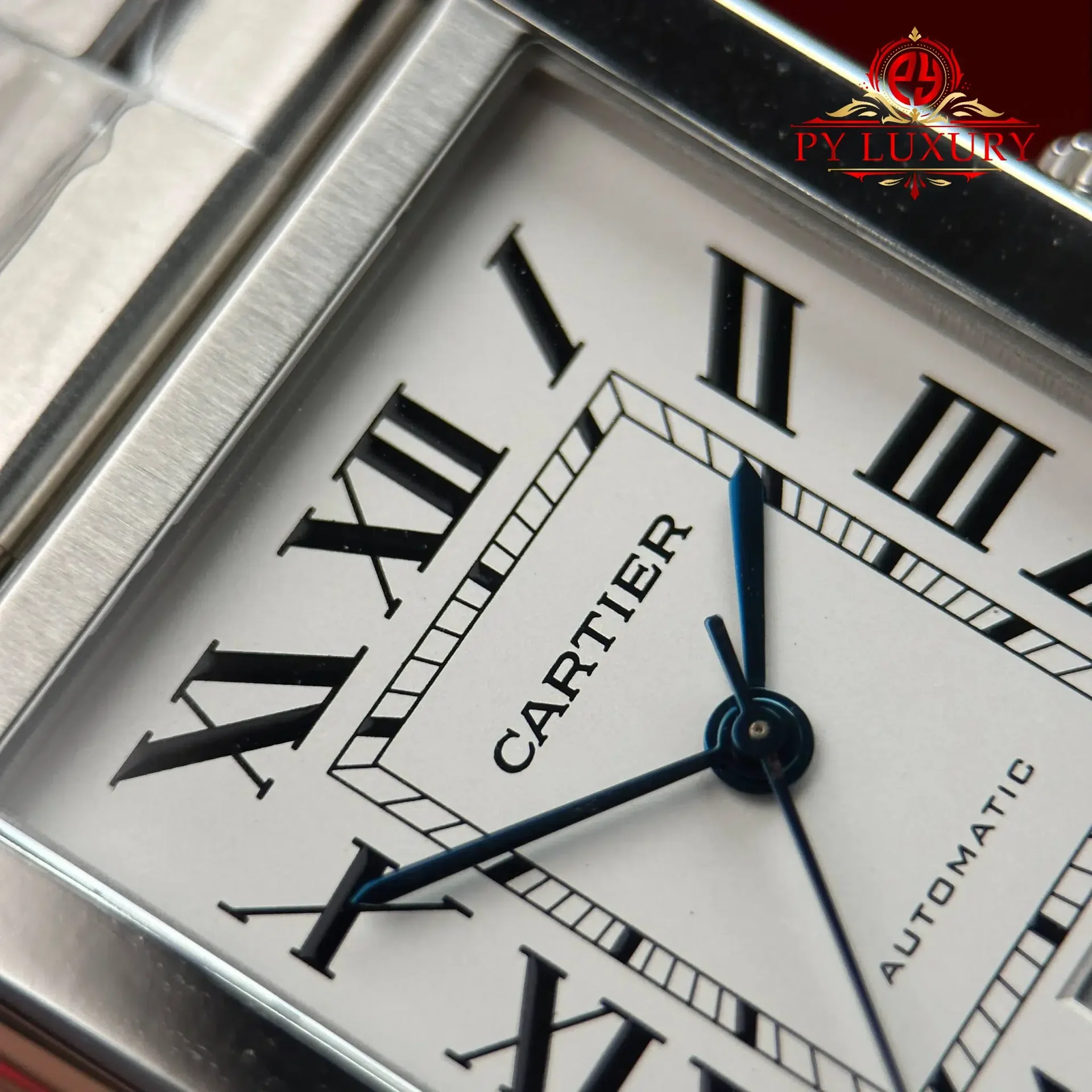 Cartier Tank Solo Extra-Large W5200028 Silver Dial Steel Bracelet Best Replica AF 31mm x 41mm - 图片 7