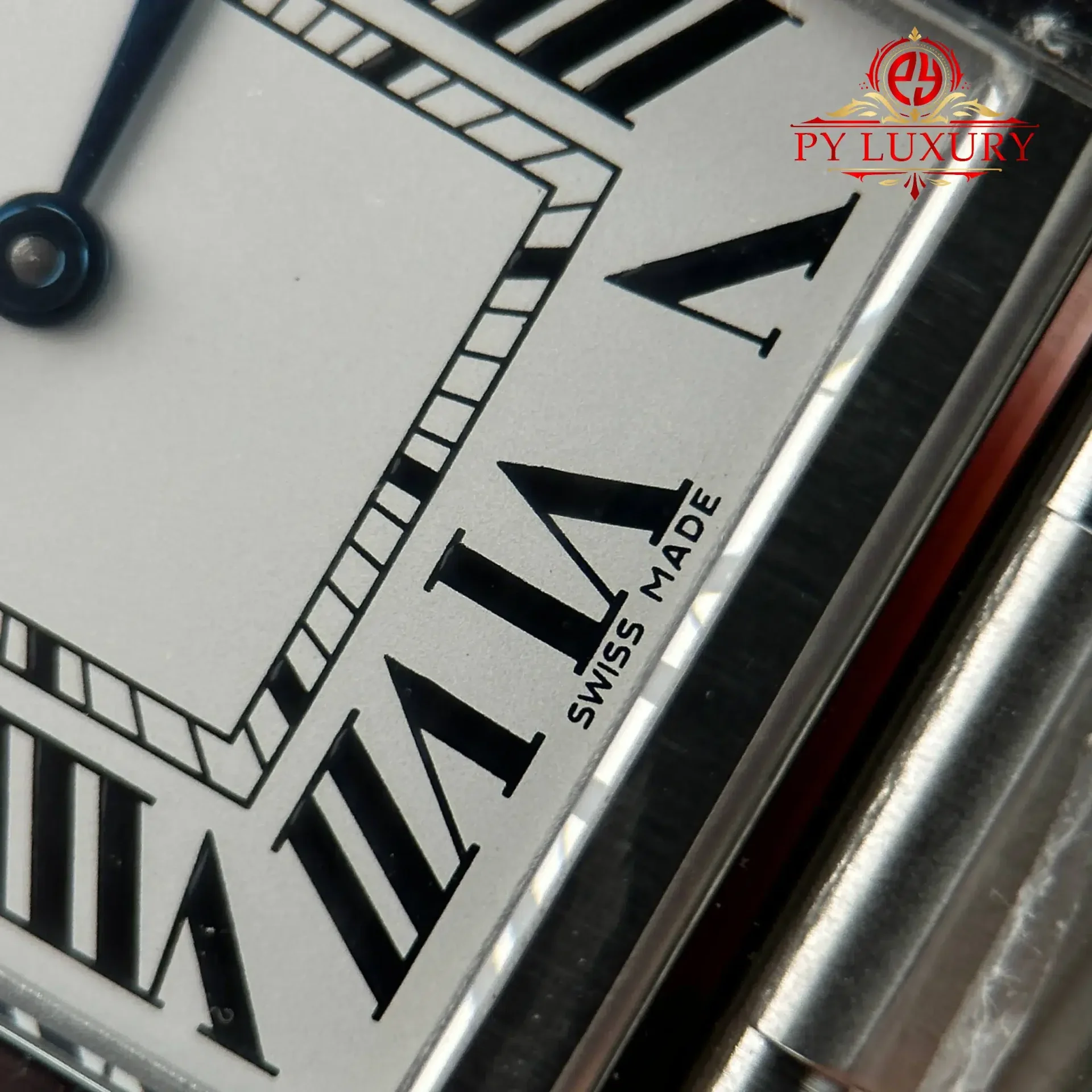 Cartier Tank Solo Small Model W5200013 Silver Dial Steel Bracelet Best Replica AF 24.4mm x 31mm - 图片 8