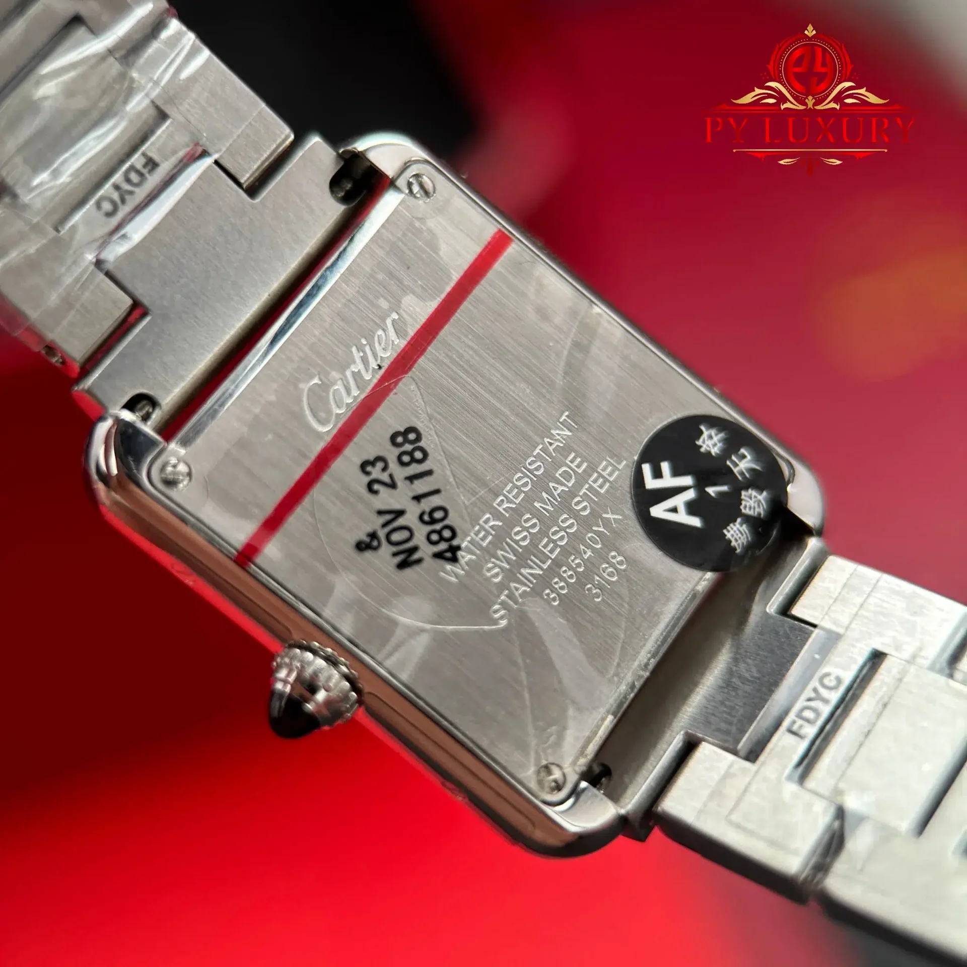 Cartier Tank Solo Small Model W5200013 Silver Dial Steel Bracelet Best Replica AF 24.4mm x 31mm - 图片 11