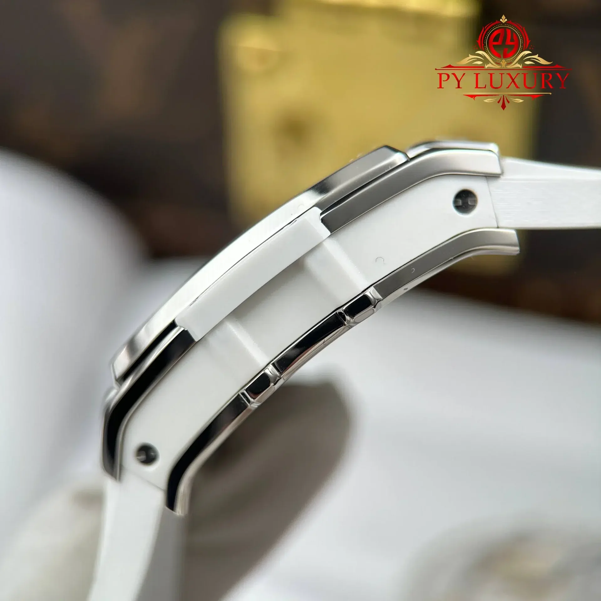 Hublot Spirit of Big Bang Titanium White Pavé Rubber Strap Replica 39mm - 图片 8