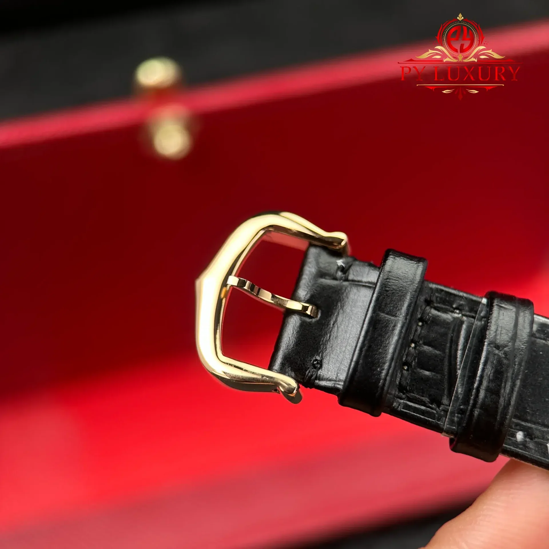 Cartier Santos Dumont Small Model Rose Gold Silver Dial Leather Strap Replica 38mm x 27.5mm - 图片 12