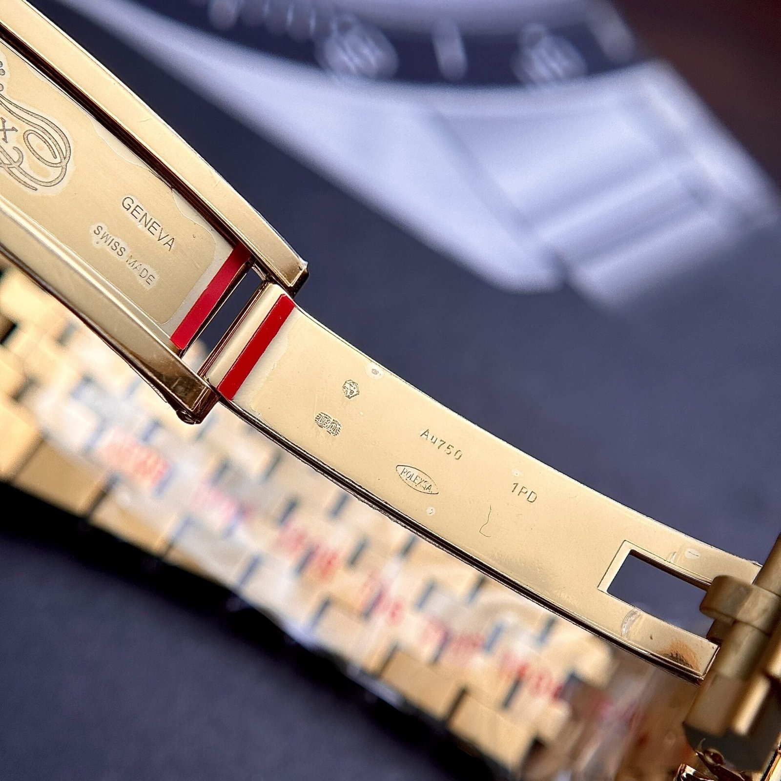 Rolex GMT-Master II 126718GRNR-0001 Yellow Gold Black Dial Jubilee 1:1 Replica Clean Factory 40mm - 图片 9