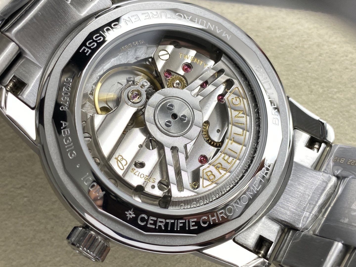 Breitling Top Time B31 AB3113281A1A1 Automatic SS White Sky Blue Dial Best Replica BLF 38mm - 图片 8