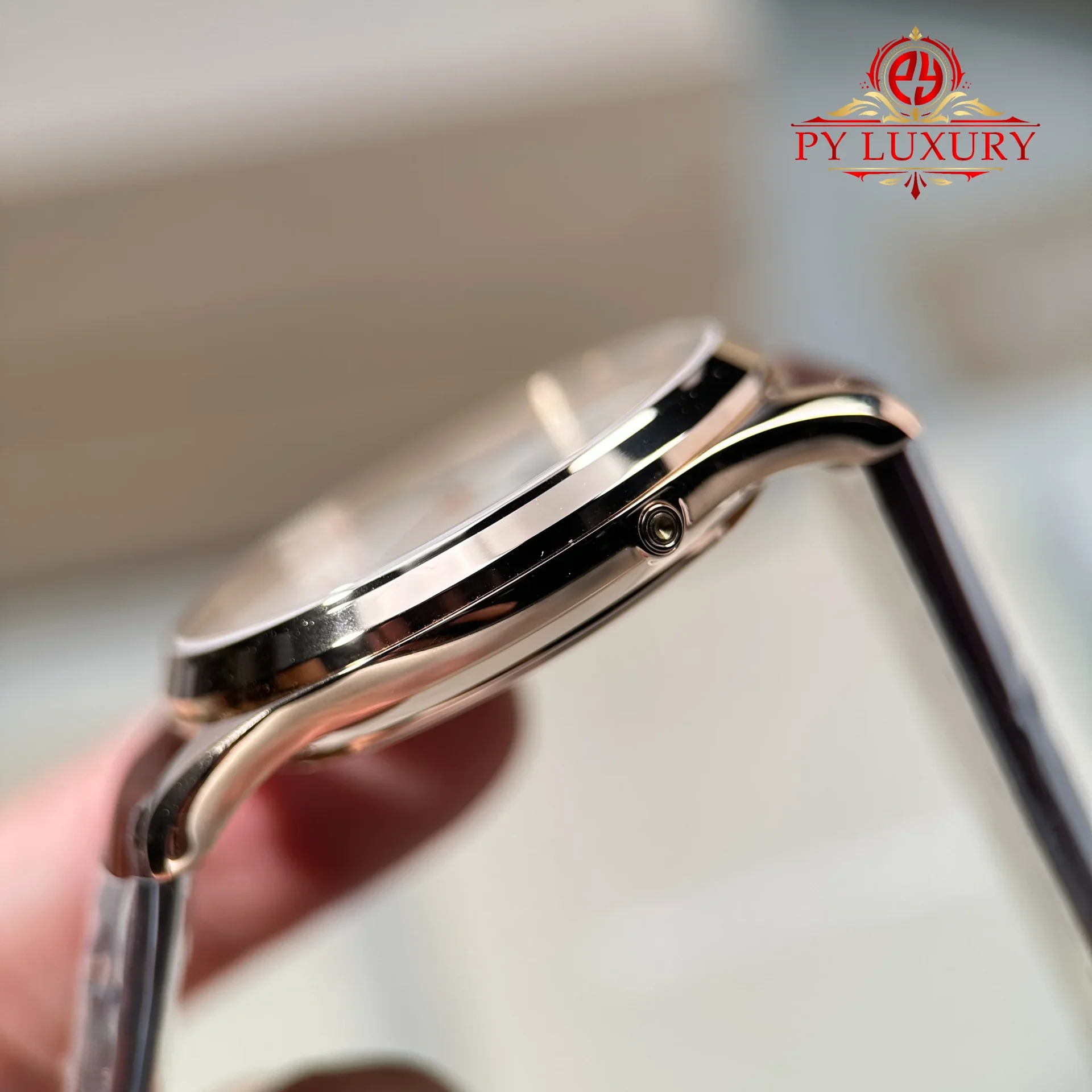 Jaeger-LeCoultre Master Ultra Thin Moonphase Q1362510 Rose Gold Brown Leather Strap Best Replica 39mm - 图片 7
