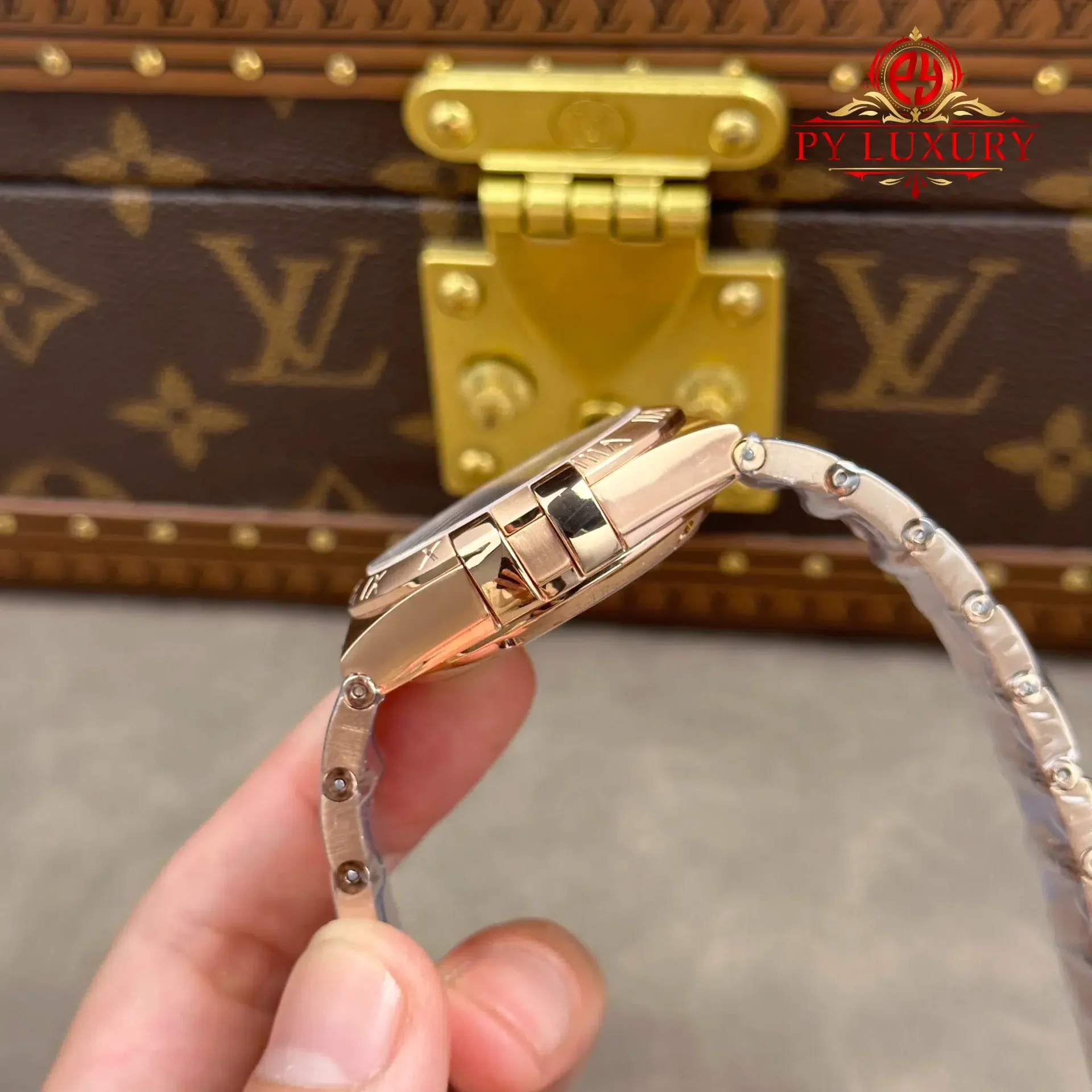 Omega Constellation 123.50.38.21.52.001 Red Gold Silver Diamond Dial Best Replica 38mm - 图片 9