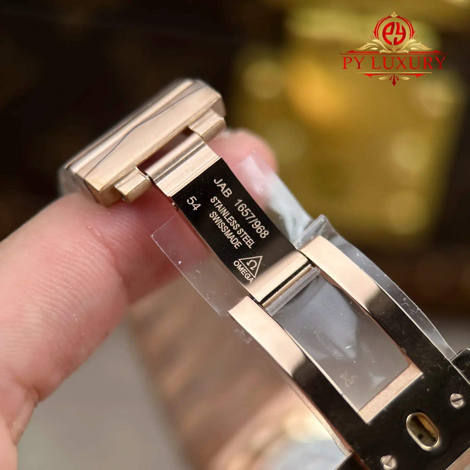 Omega Constellation 123.50.38.21.52.001 Red Gold Silver Diamond Dial Best Replica 38mm - 图片 12