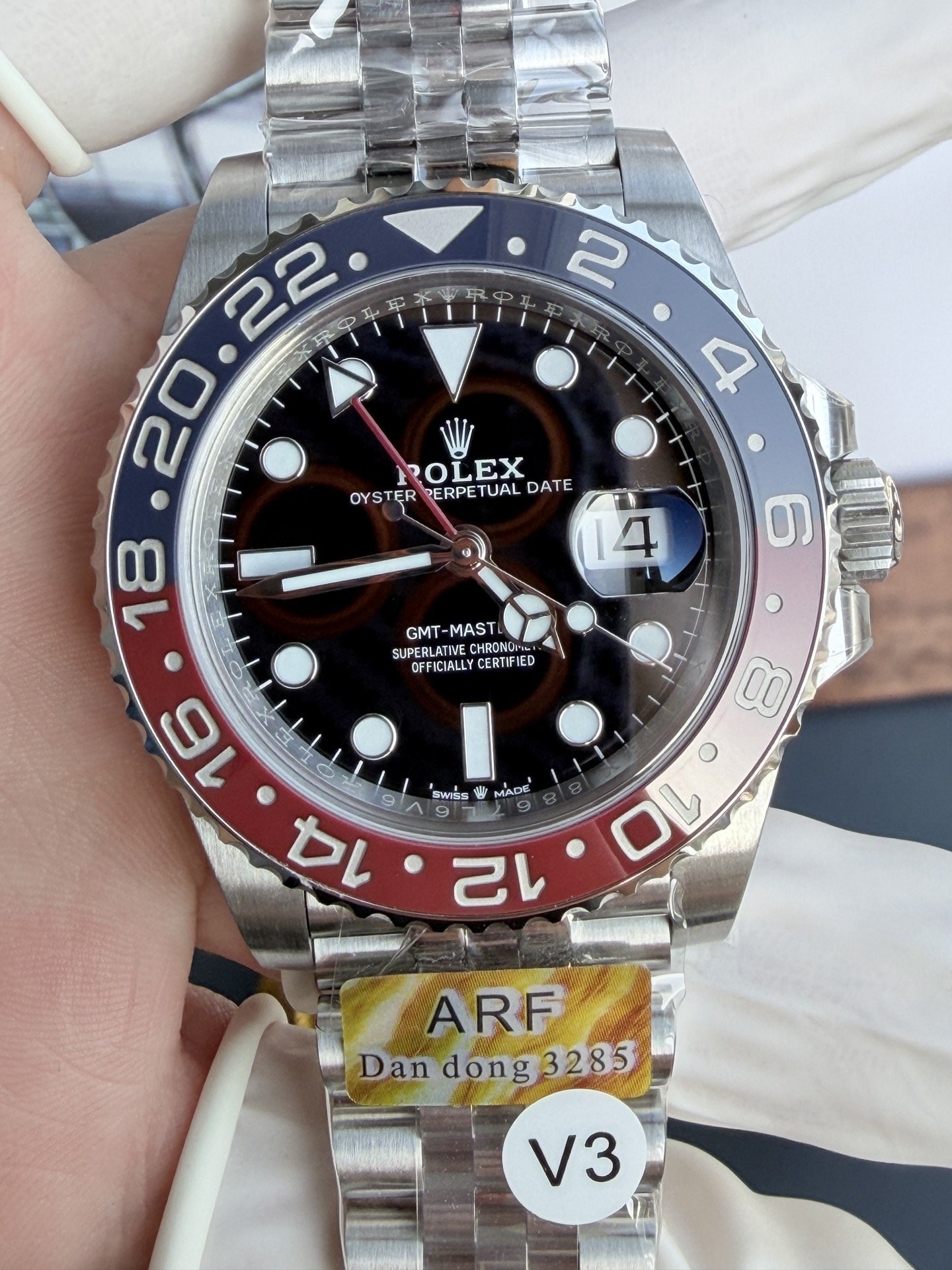 Rolex GMT-Master II 126710BLRO Pepsi Jubilee Bracelet Super Clone ARF 40mm - 图片 6