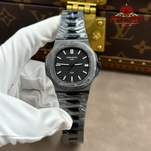 Patek Philippe Nautilus 5711 DiW All Carbon Black Dial Best Replica 40mm