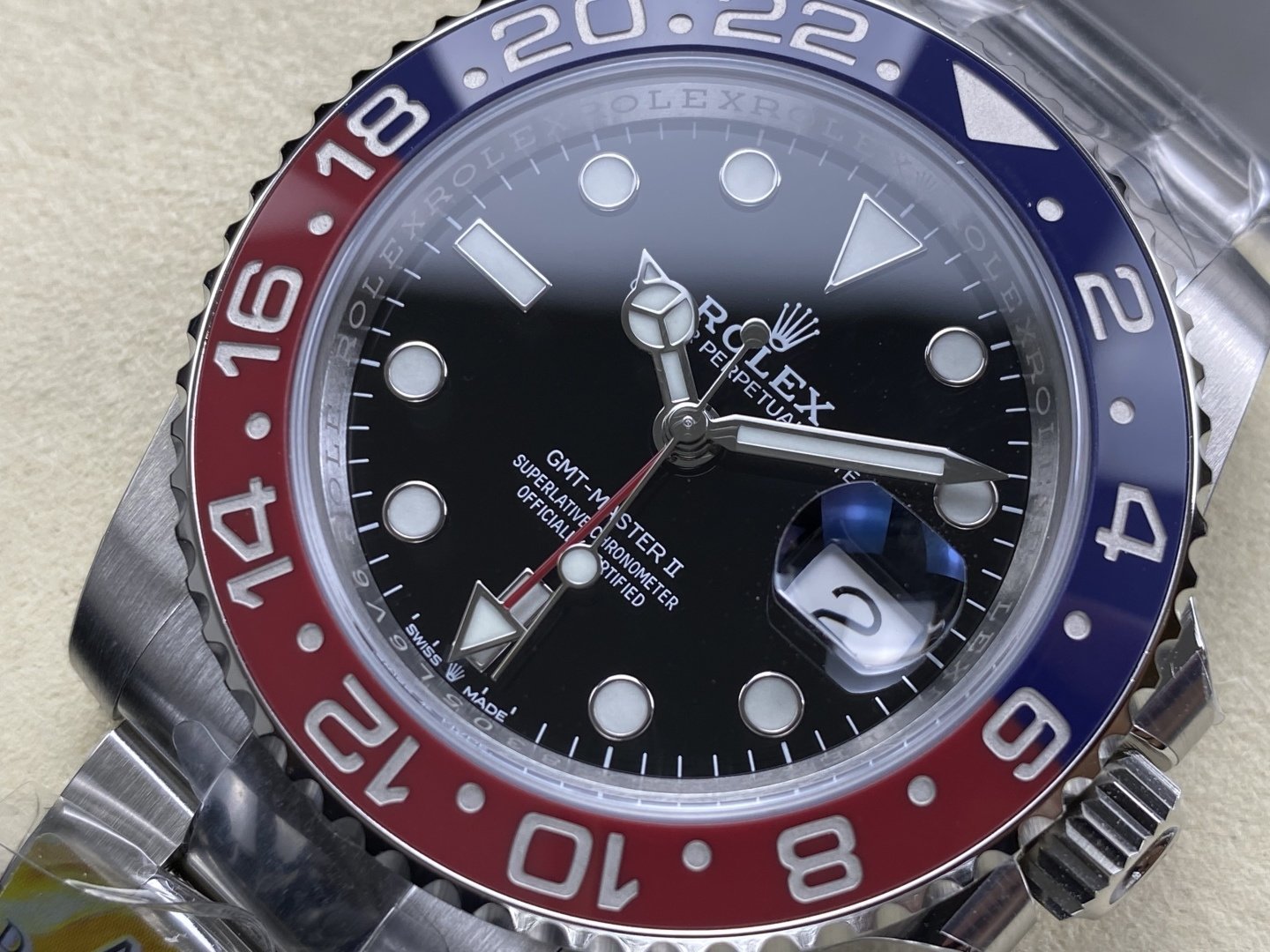 Rolex GMT-Master II 126710BLRO Pepsi Oyster Bracelet 1:1 Top Quality Replica ARF 40mm - 图片 4