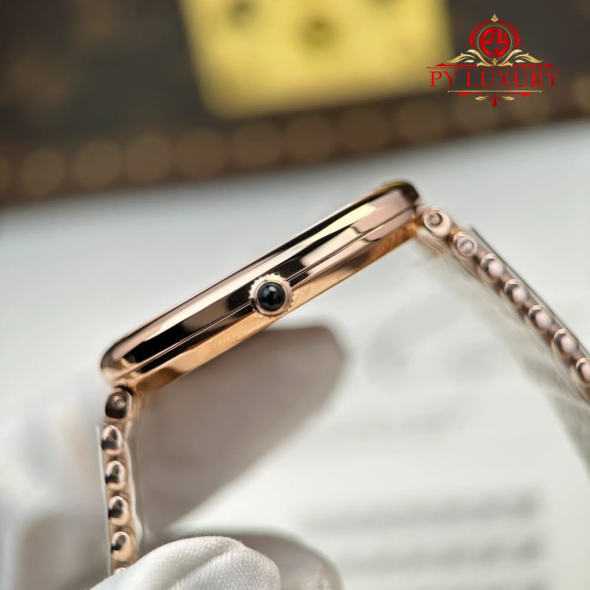 Patek Philippe Golden Ellipse 5738/1R-001 Rose Gold Black Dial Best Replica 34.5mm x 39.5mm - 图片 7