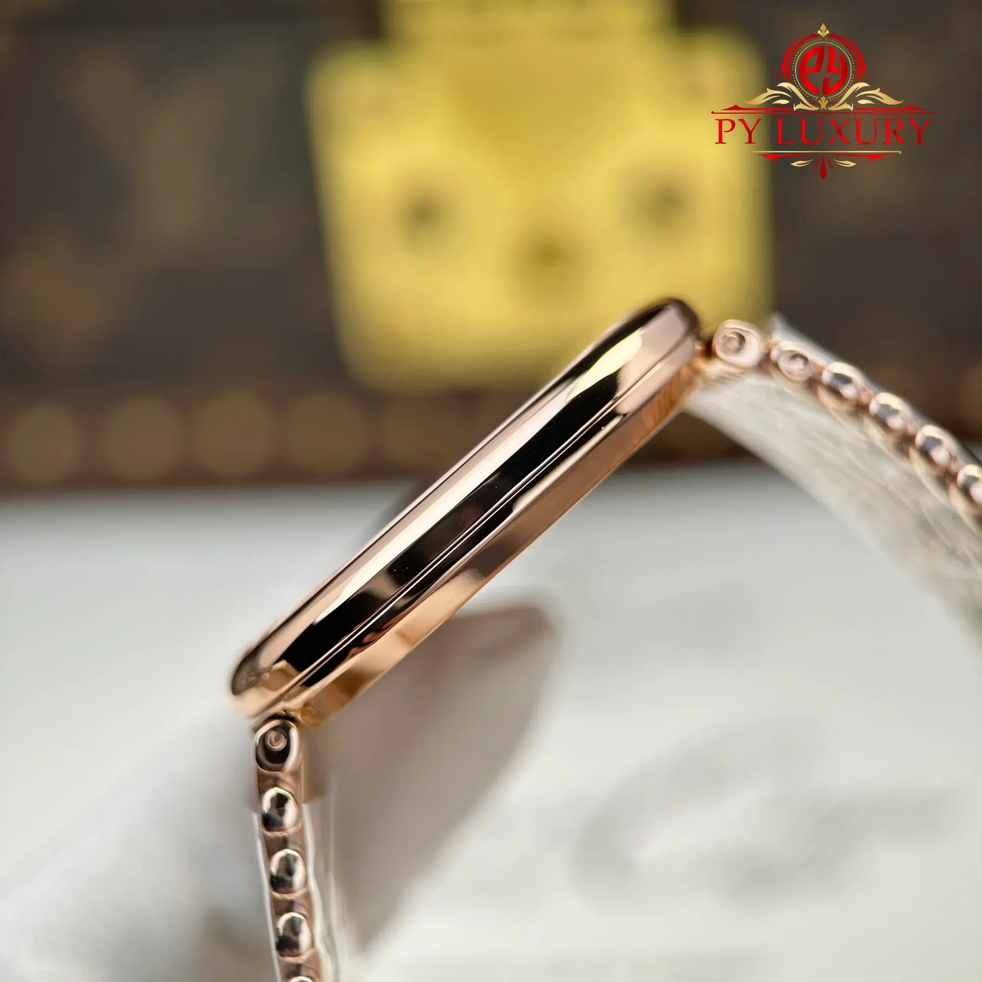 Patek Philippe Golden Ellipse 5738/1R-001 Rose Gold Black Dial Best Replica 34.5mm x 39.5mm - 图片 8