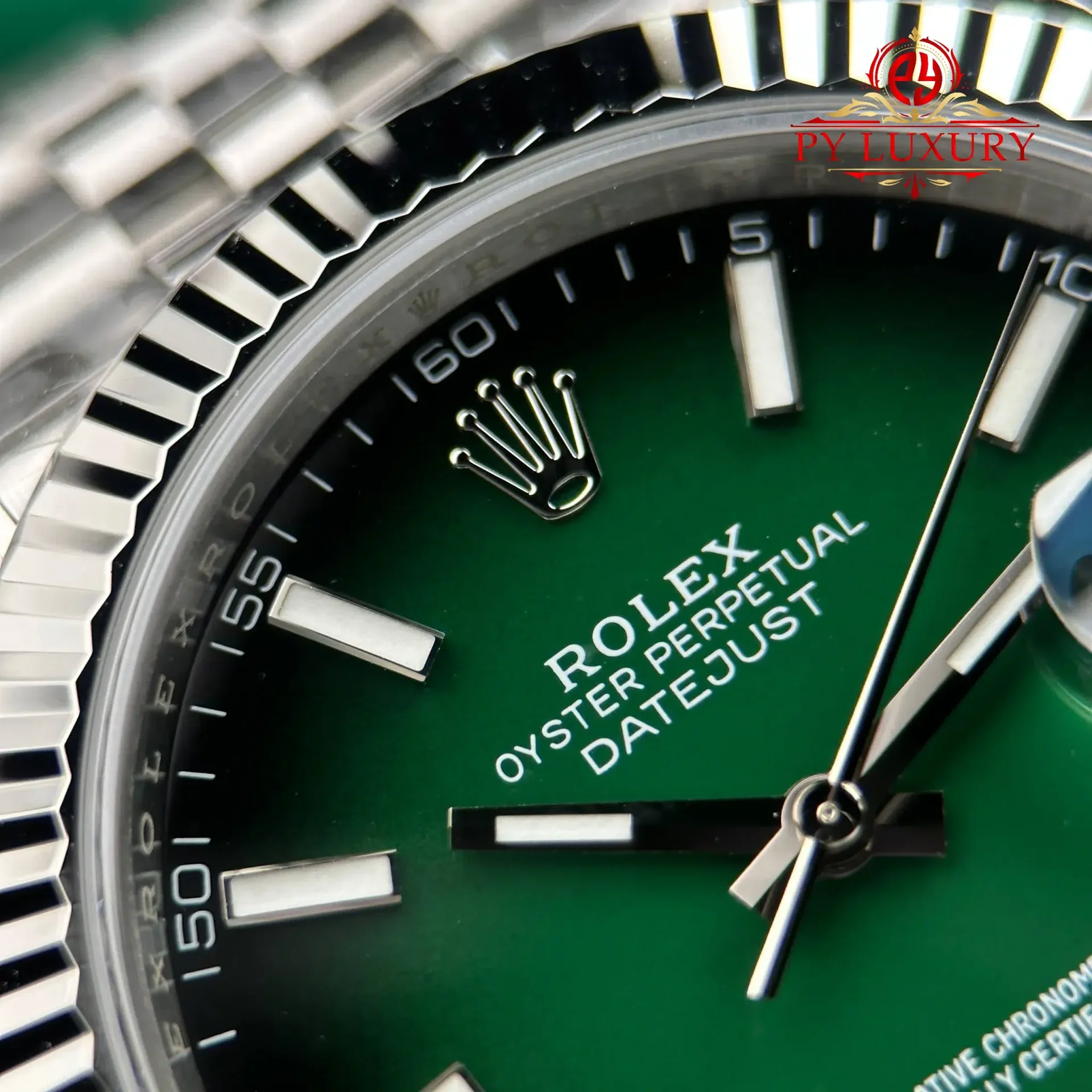 Rolex Datejust 126334 Stainless Steel Green Ombré Dial Jubilee 1:1 Best Replica VSF 41mm - 图片 6