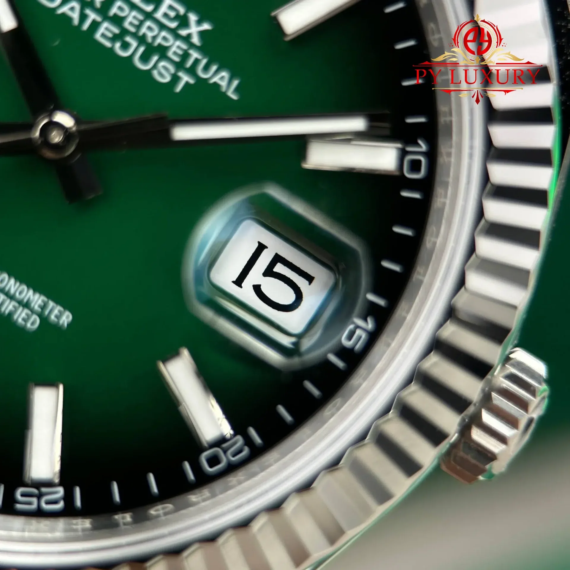 Rolex Datejust 126334 Stainless Steel Green Ombré Dial Jubilee 1:1 Best Replica VSF 41mm - 图片 7