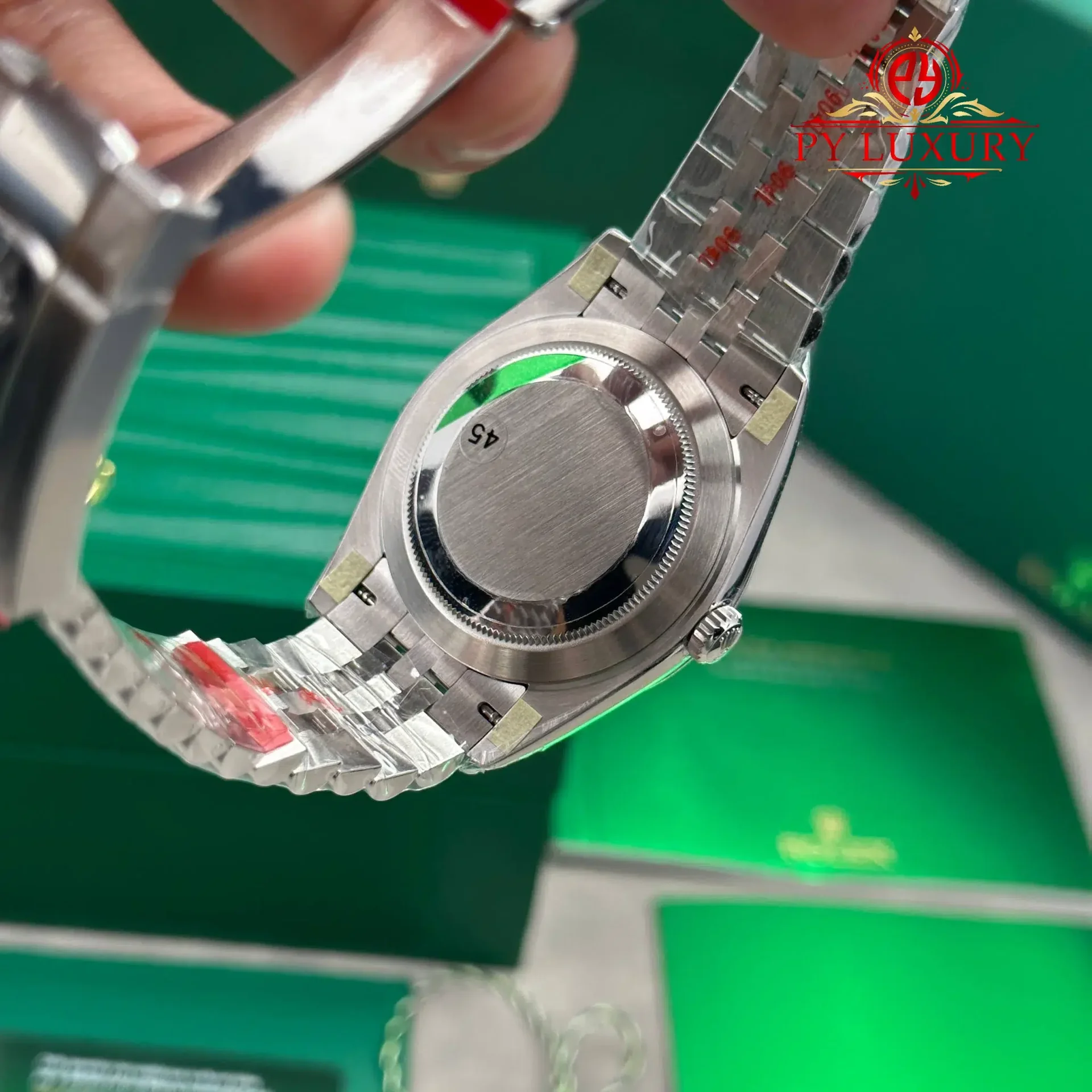Rolex Datejust 126334 Stainless Steel Green Ombré Dial Jubilee 1:1 Best Replica VSF 41mm - 图片 11