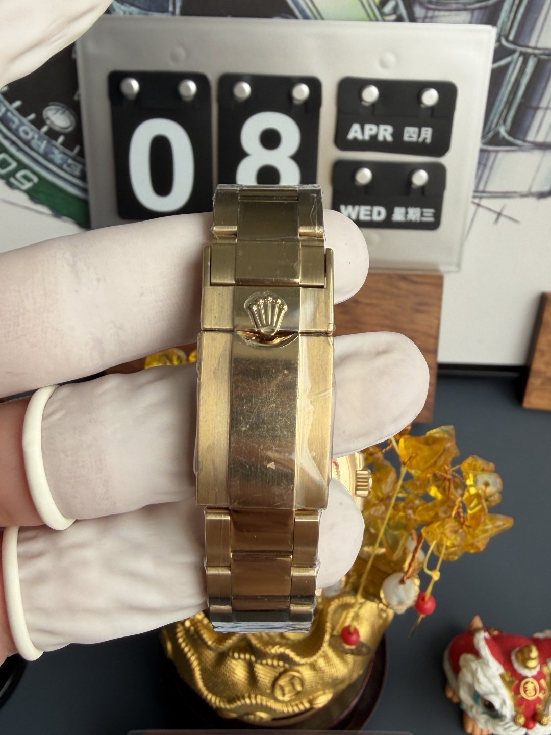 Rolex Daytona 126508-0006 Champagne Dial 18K Yellow Gold Plating Top Quality Replica Gained Weight 210g MZF 40mm - 图片 11