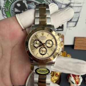 Rolex Daytona 126503-0004 Two Tone Golden Dial 18K Gold Plating Top Quality Replica Gained Weight 210g MZF 40mm