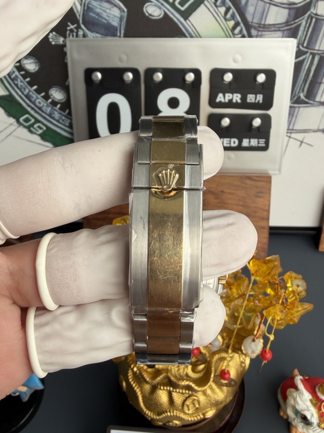 Rolex Daytona 126503-0004 Two Tone Golden Dial 18K Gold Plating Top Quality Replica Gained Weight 210g MZF 40mm - 图片 11
