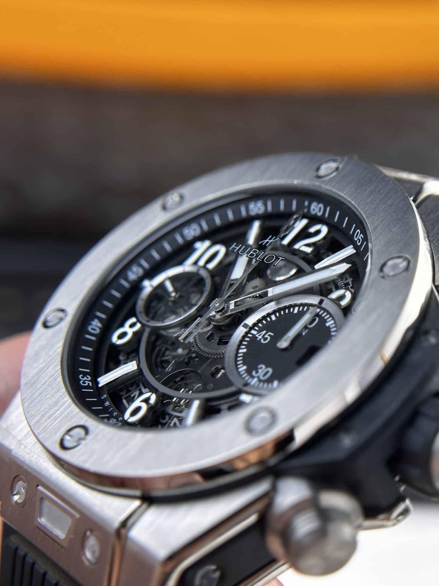 Hublot Big Bang Unico Titanium Black Dial Best Replica BBF 42mm - 图片 6