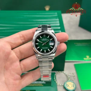 Rolex Datejust 126234 Green Ombré Dial Fluted Bezel Oyster Bracelet Super Clone VSF 36mm