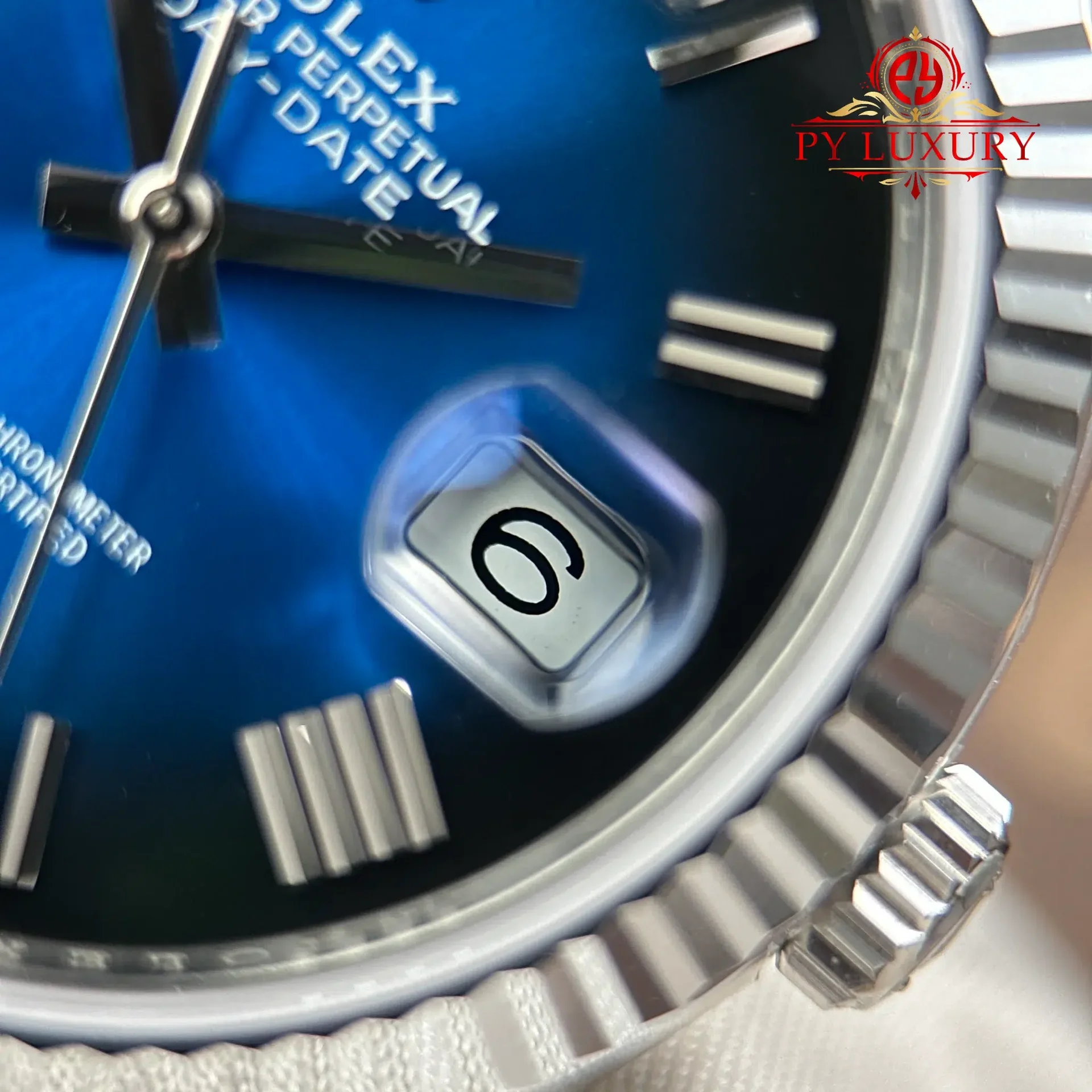 Rolex Day-Date 228239-0076 Blue Ombré Dial Super Clone Gained Weight 210g RCF 40mm - 图片 6