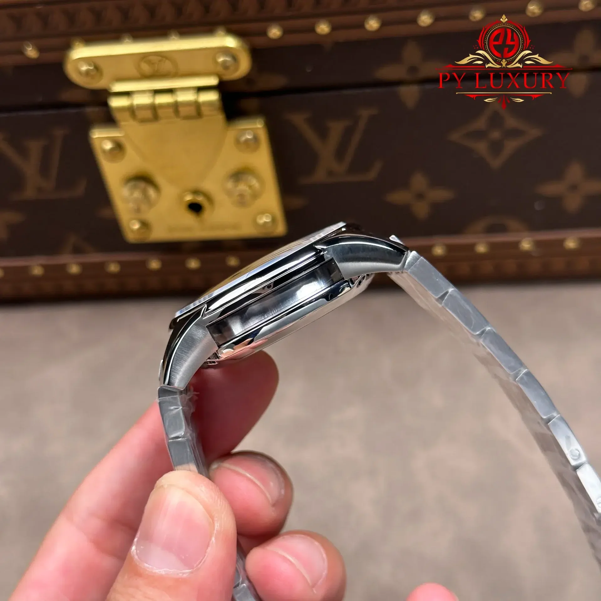Omega DeVille Hour Vision Blue Dial Metal Bracelet Best Replica 41mm - 图片 6
