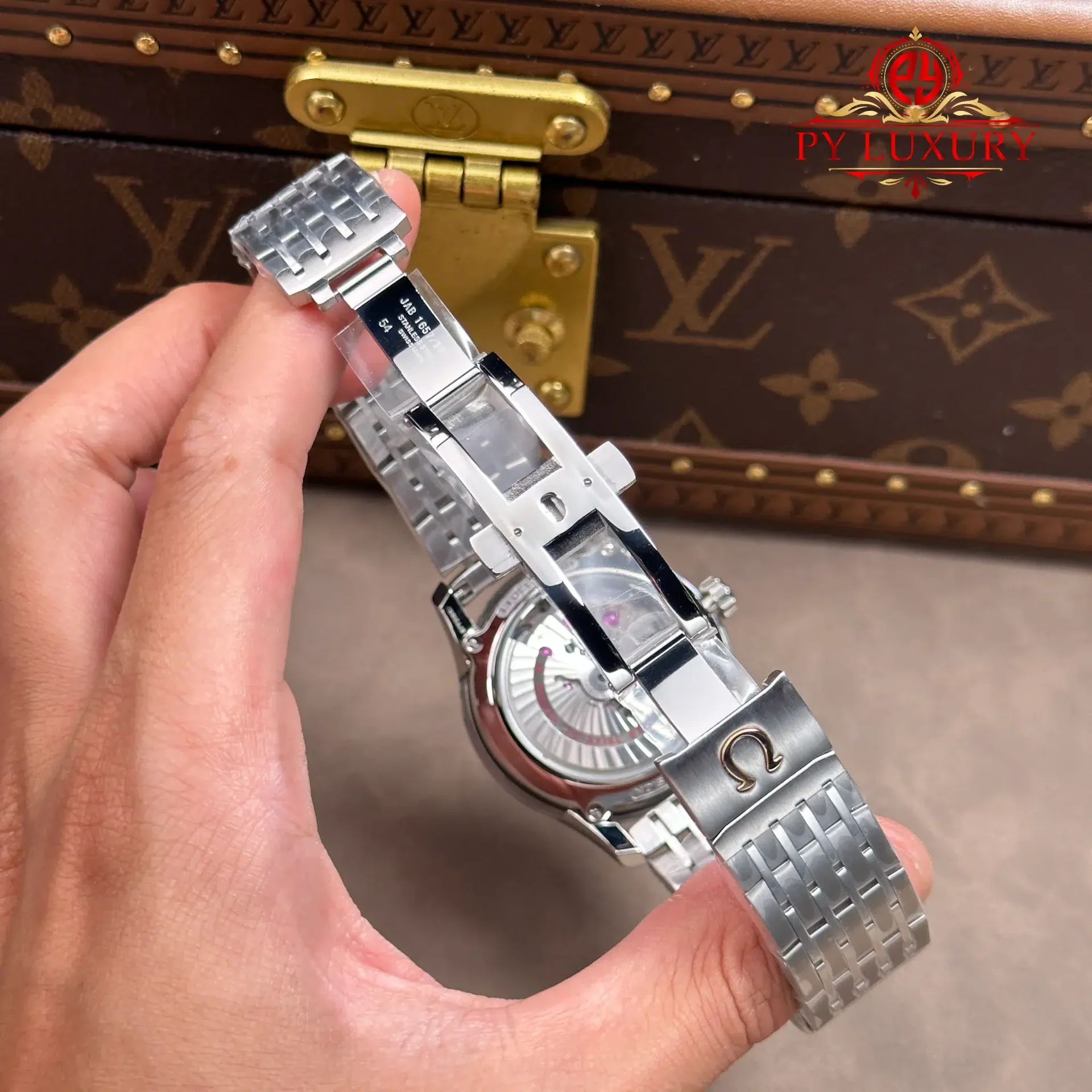 Omega DeVille Hour Vision Blue Dial Metal Bracelet Best Replica 41mm - 图片 9