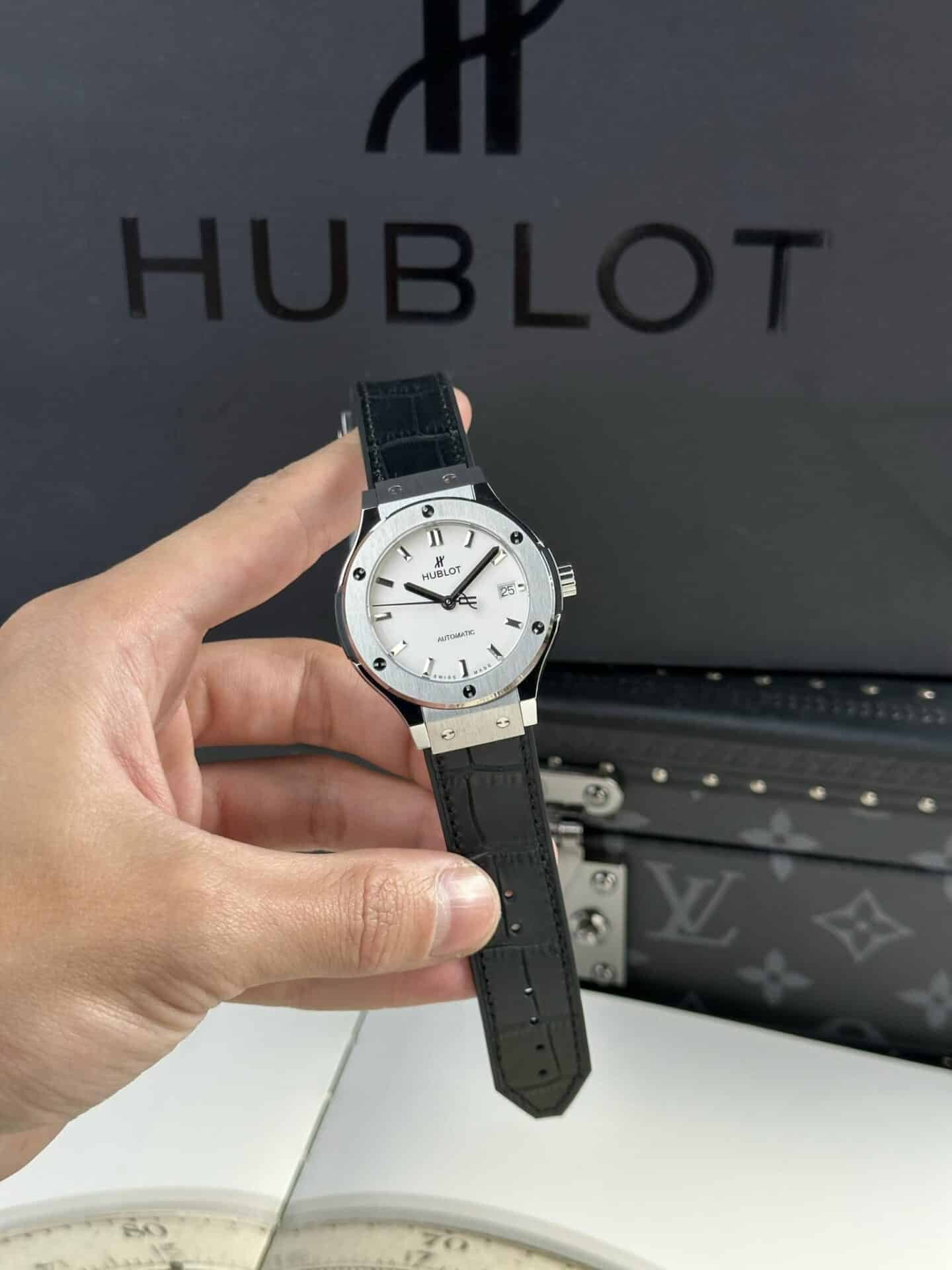 Hublot Classic Fusion Titanium White Dial Best Replica JJF 38mm - 图片 2