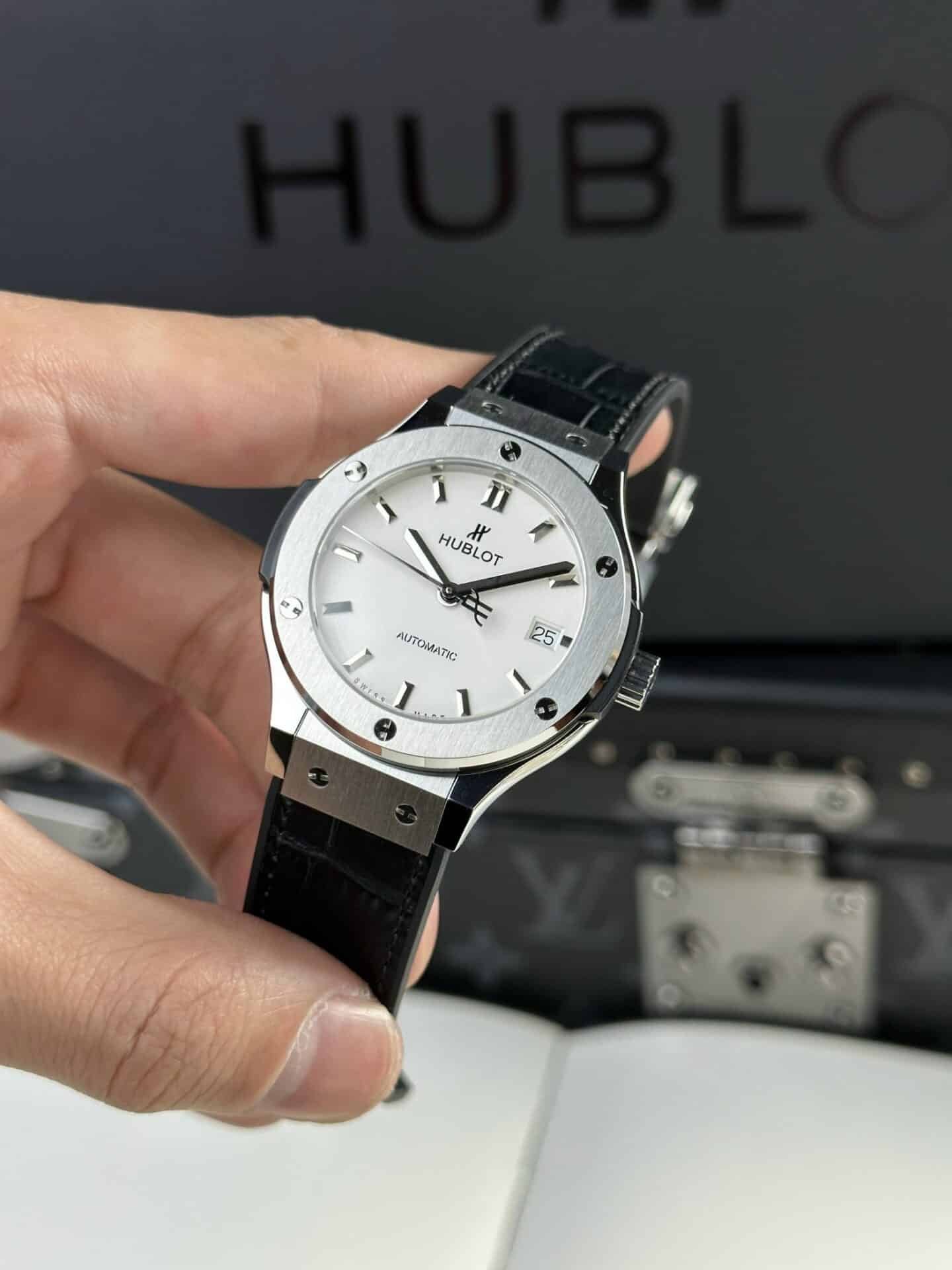 Hublot Classic Fusion Titanium White Dial Best Replica JJF 38mm - 图片 3