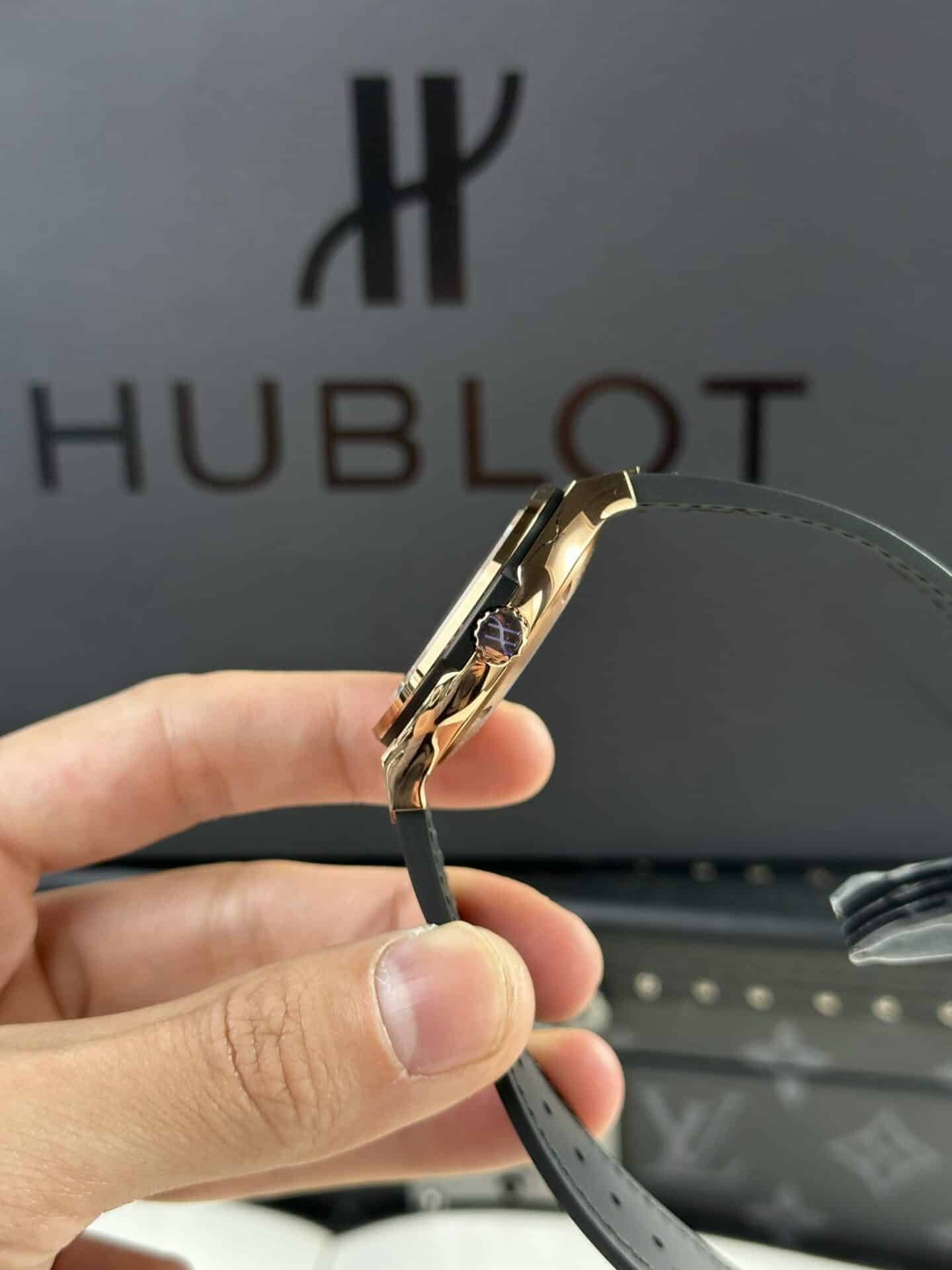 Hublot Classic Fusion King Gold Black Dial Best Replica JJF 38mm - 图片 5