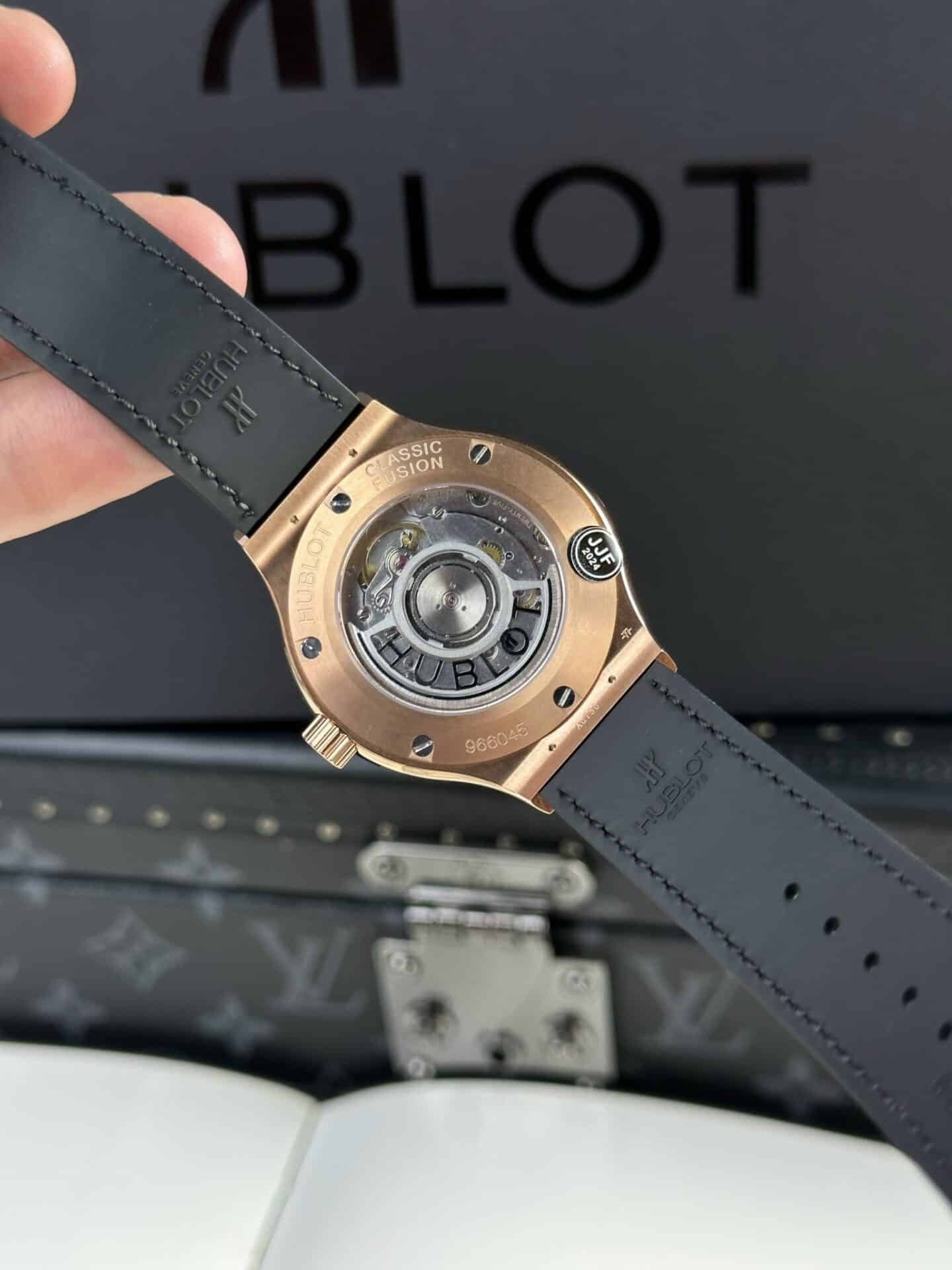 Hublot Classic Fusion King Gold Black Dial Best Replica JJF 38mm - 图片 7