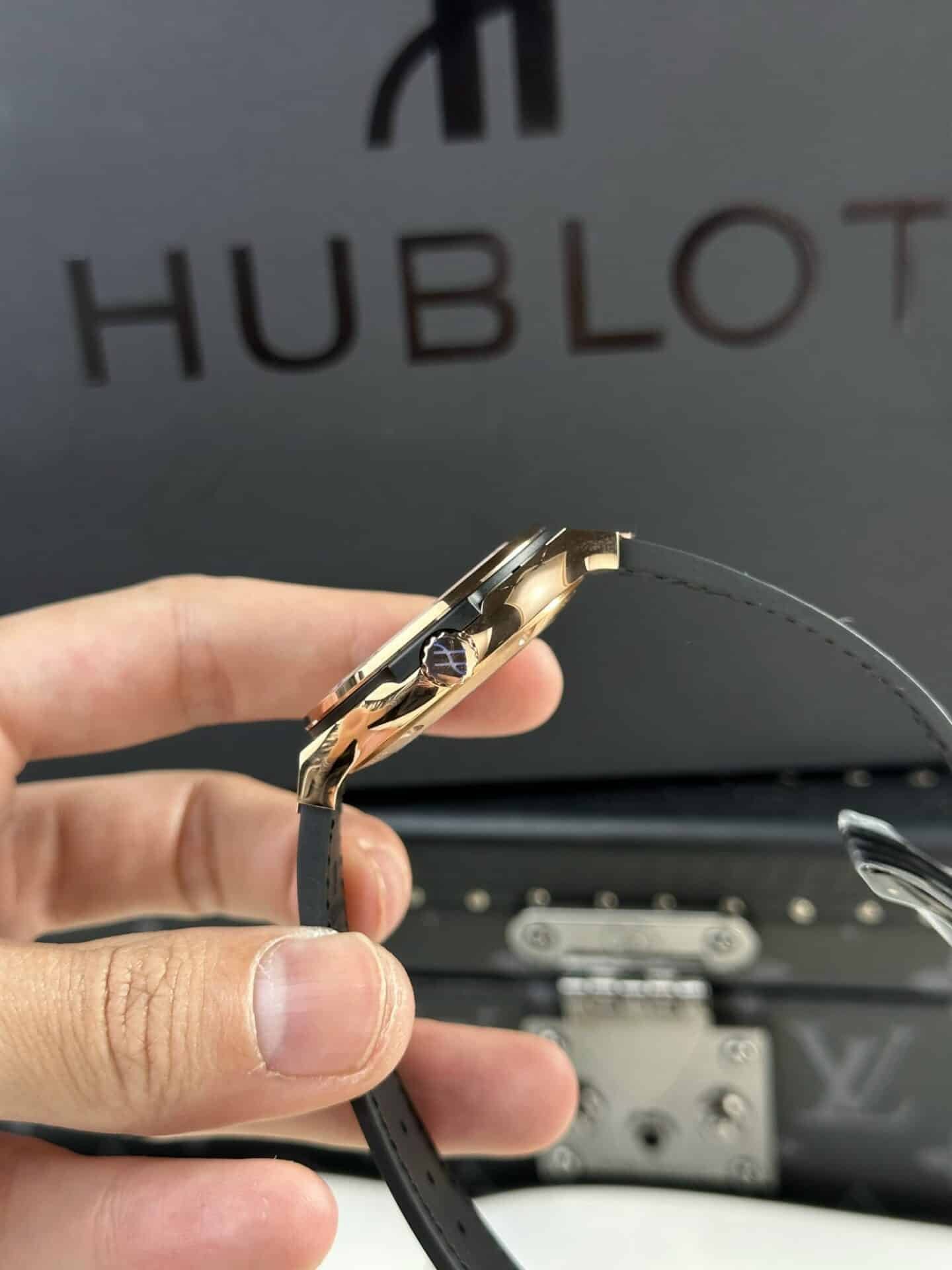 Hublot Classic Fusion King Gold Grey Dial Best Replica JJF 38mm - 图片 4