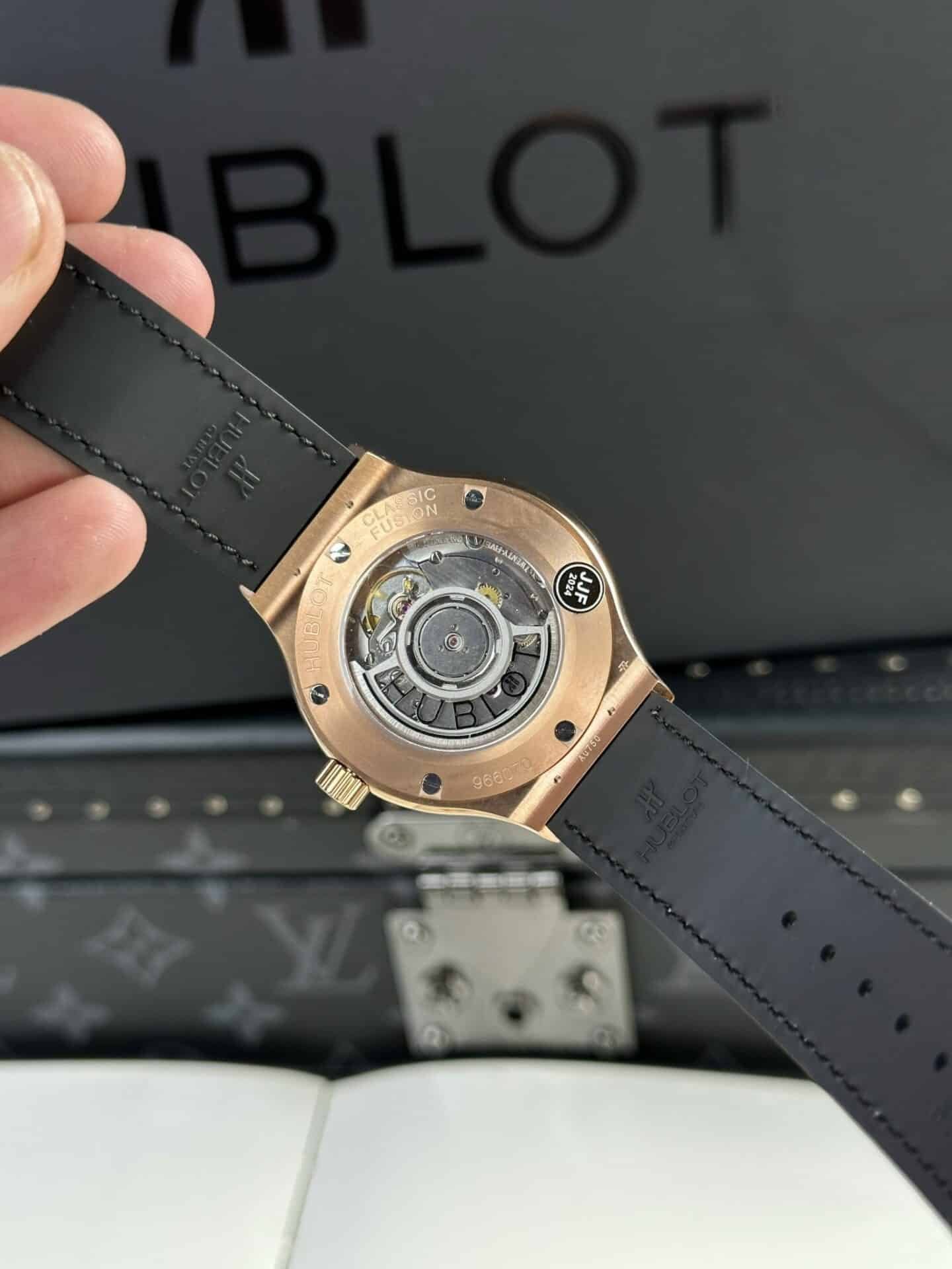 Hublot Classic Fusion King Gold Grey Dial Best Replica JJF 38mm - 图片 6
