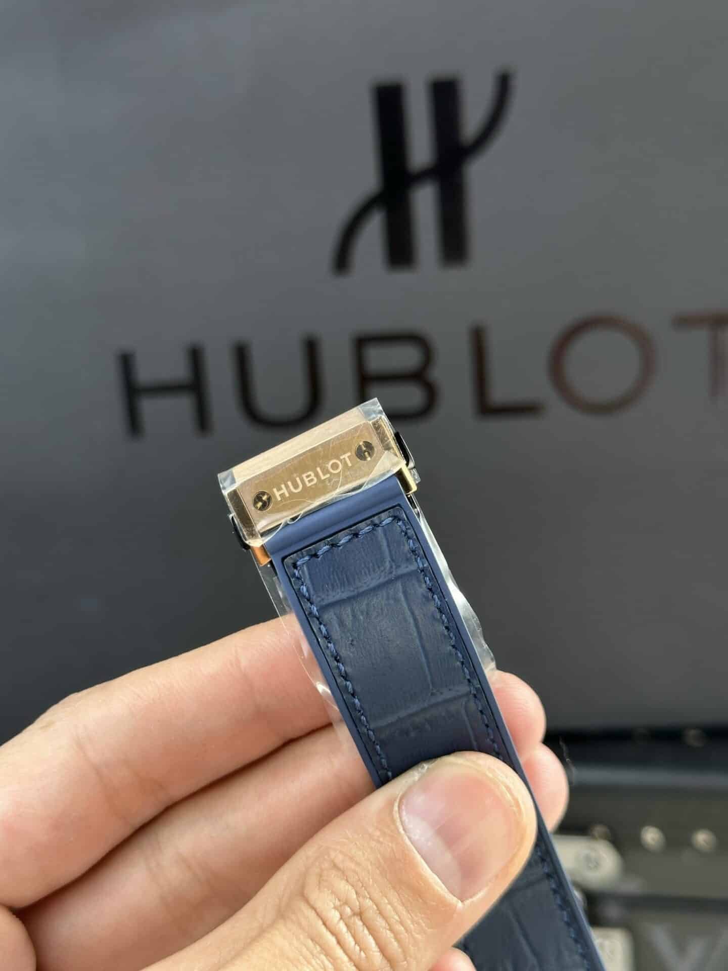 Hublot Classic Fusion King Gold Blue Dial Best Replica JJF 38mm - 图片 8