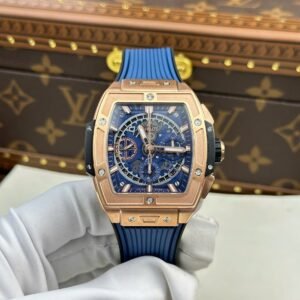 Hublot Spirit of Big Bang King Gold Blue Best Replica BBF 42mm