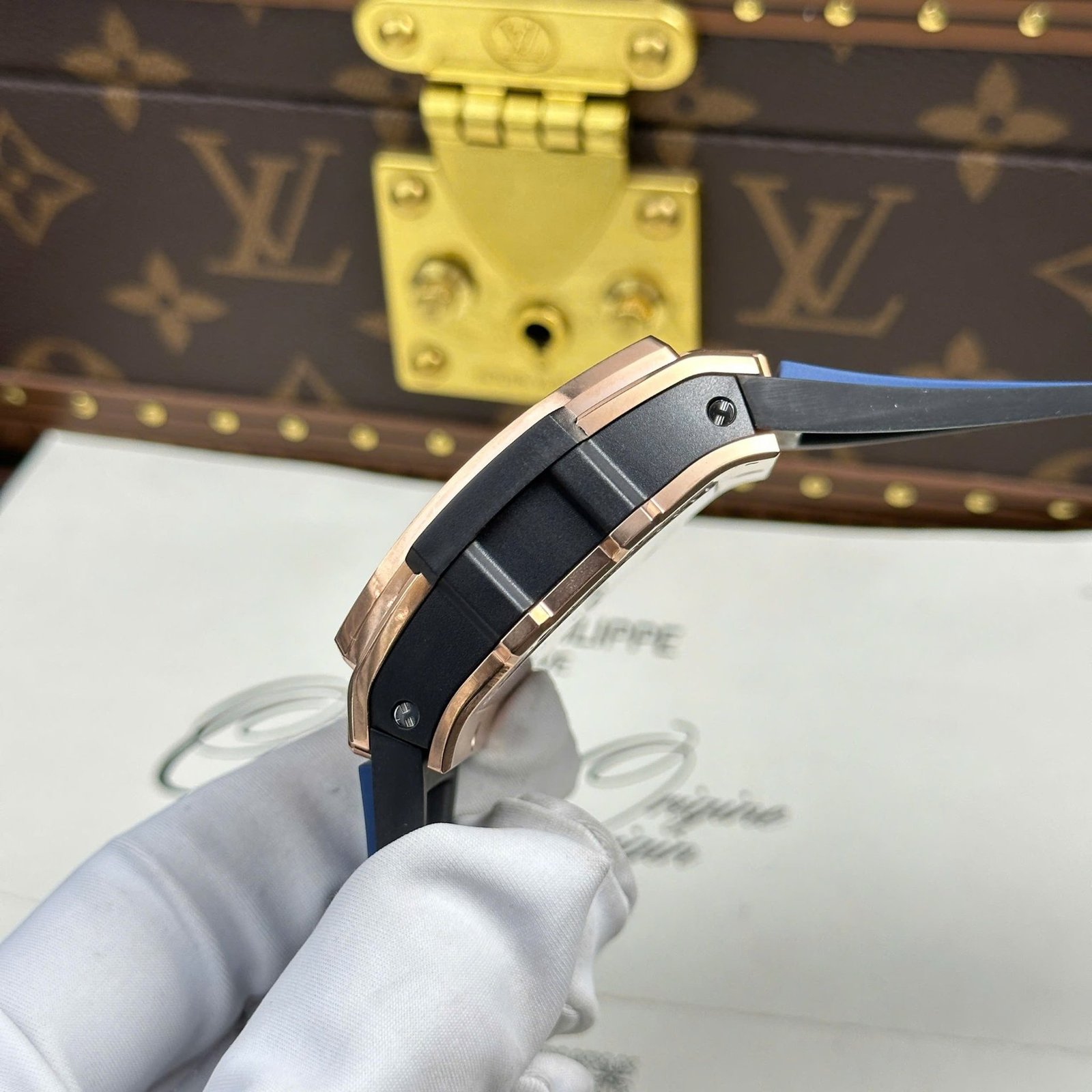 Hublot Spirit of Big Bang King Gold Blue Best Replica BBF 42mm - 图片 6
