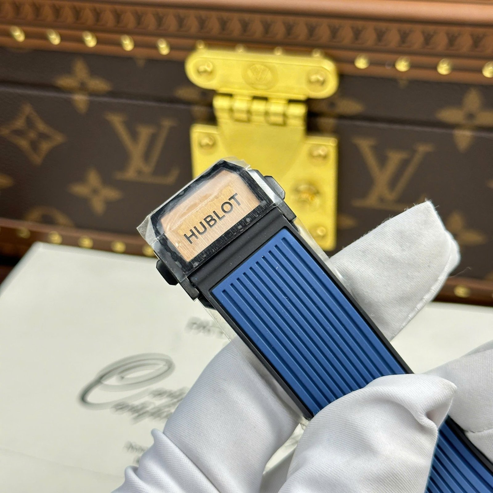 Hublot Spirit of Big Bang King Gold Blue Best Replica BBF 42mm - 图片 9