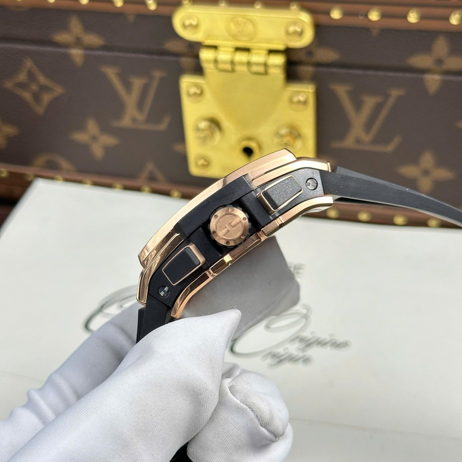 Hublot Spirit of Big Bang King Gold Grey Dial Best Replica 42mm - 图片 6