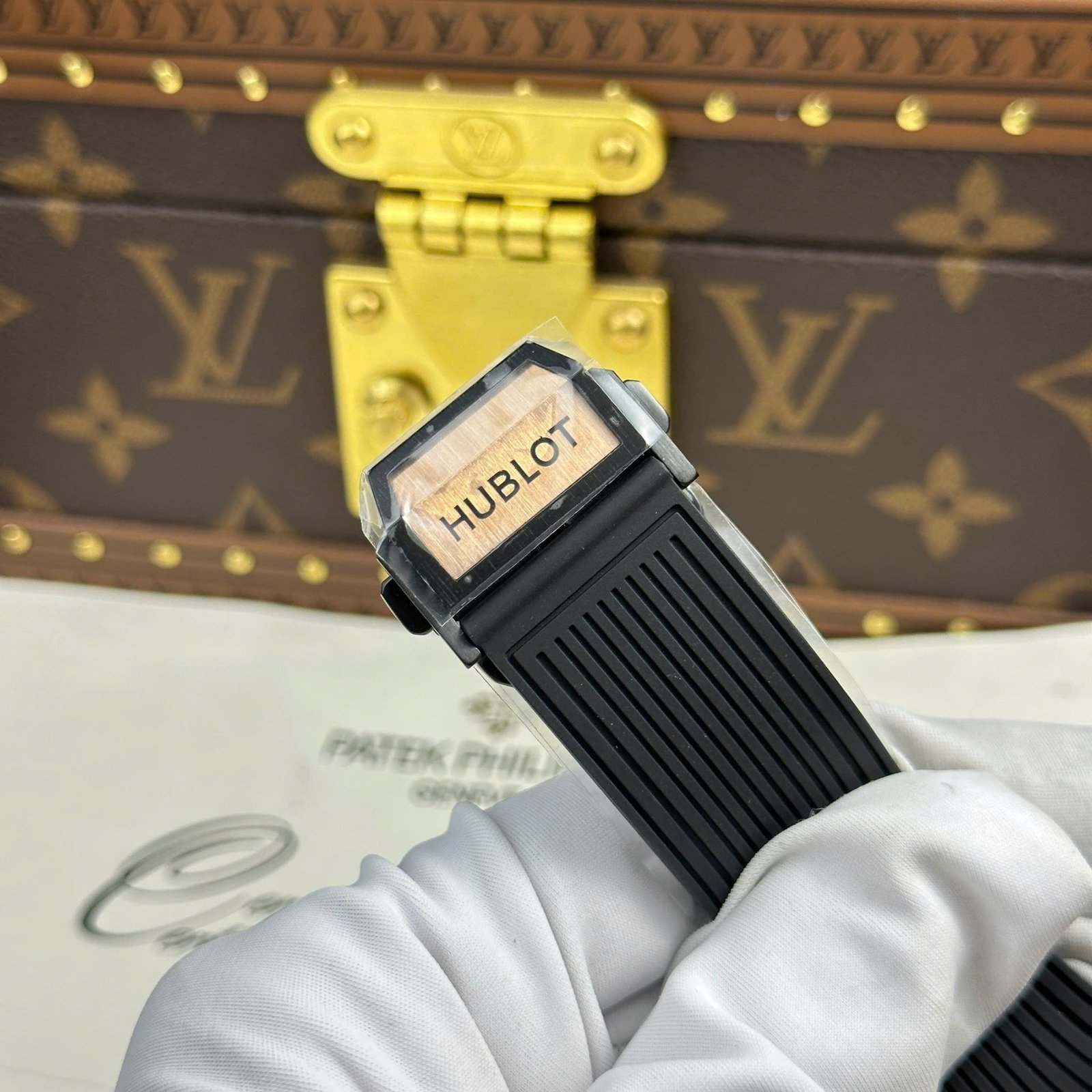 Hublot Spirit of Big Bang King Gold Grey Dial Best Replica 42mm - 图片 9