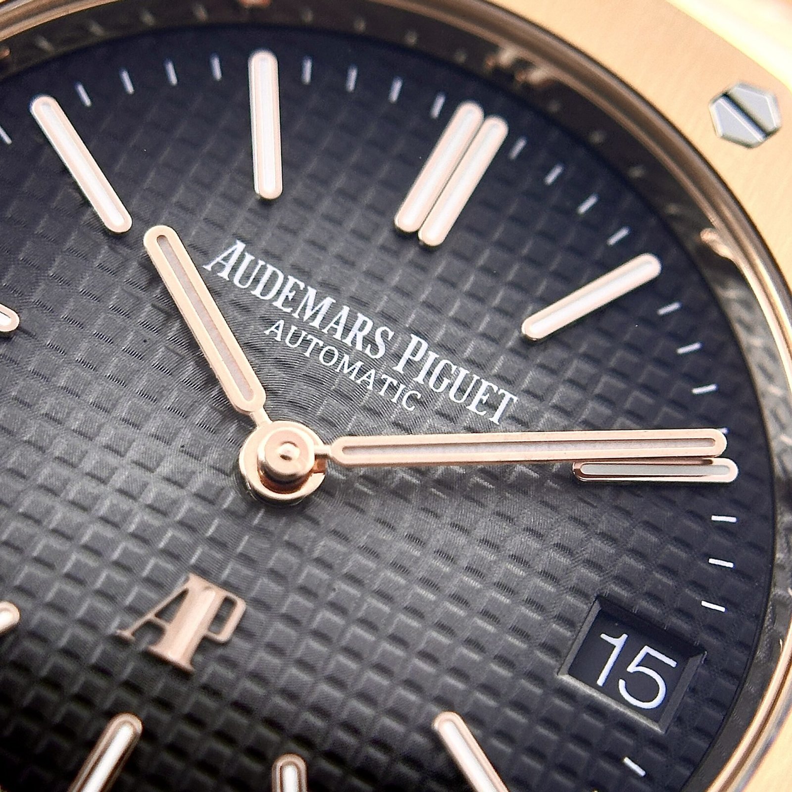 Audemars Piguet Royal Oak Jumbo Extra-thin 16202OR Smoked Grey Dial Best Replica 39mm - 图片 5