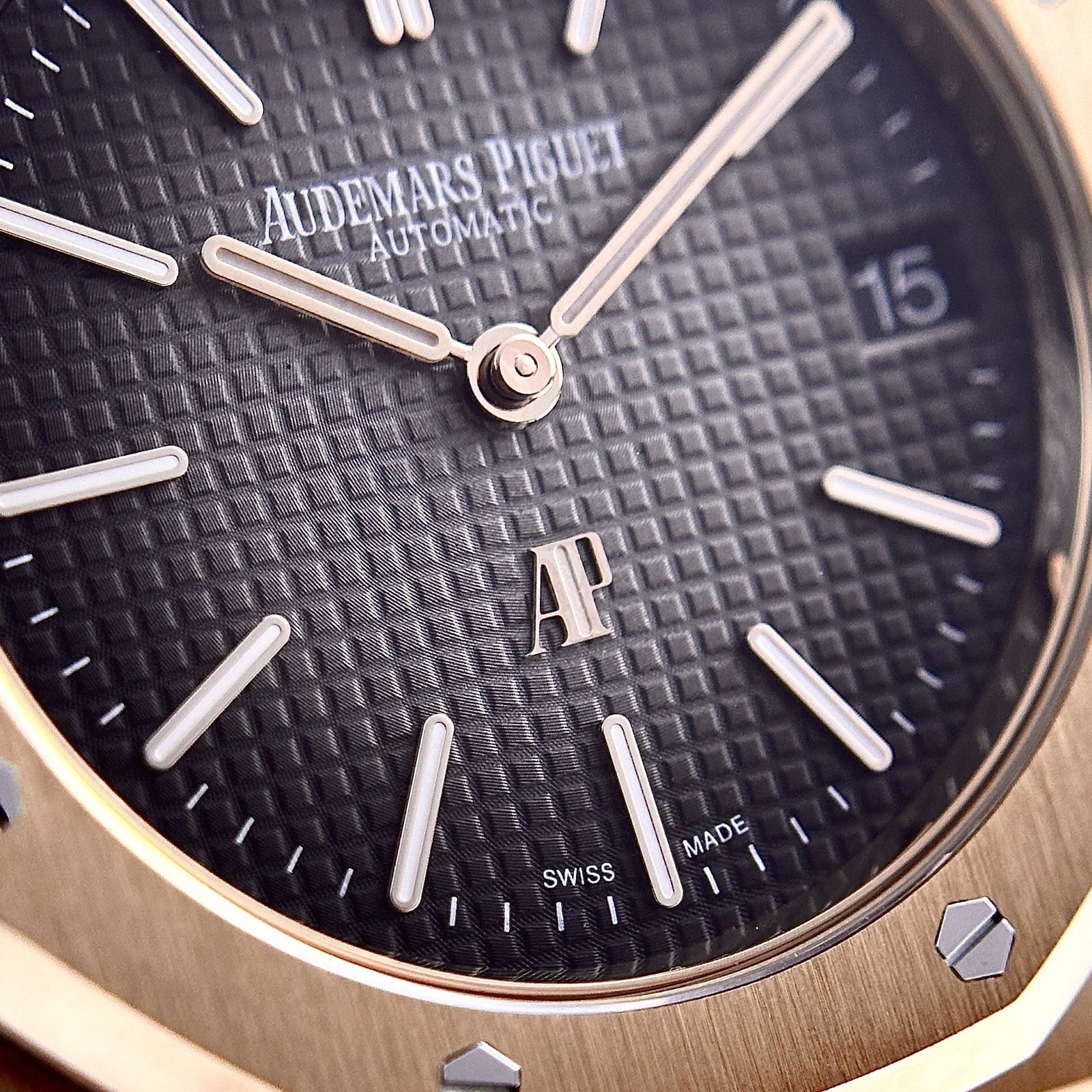 Audemars Piguet Royal Oak Jumbo Extra-thin 16202OR Smoked Grey Dial Best Replica 39mm - 图片 6