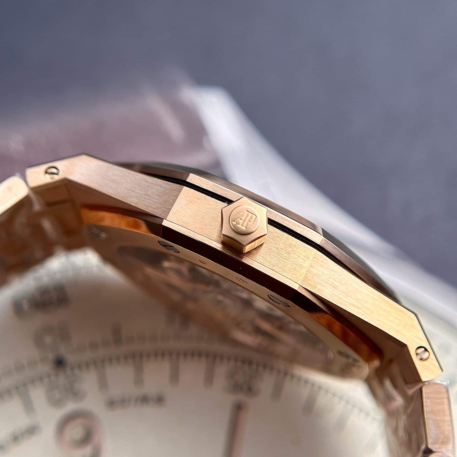 Audemars Piguet Royal Oak Jumbo Extra-thin 16202OR Smoked Grey Dial Best Replica 39mm - 图片 7