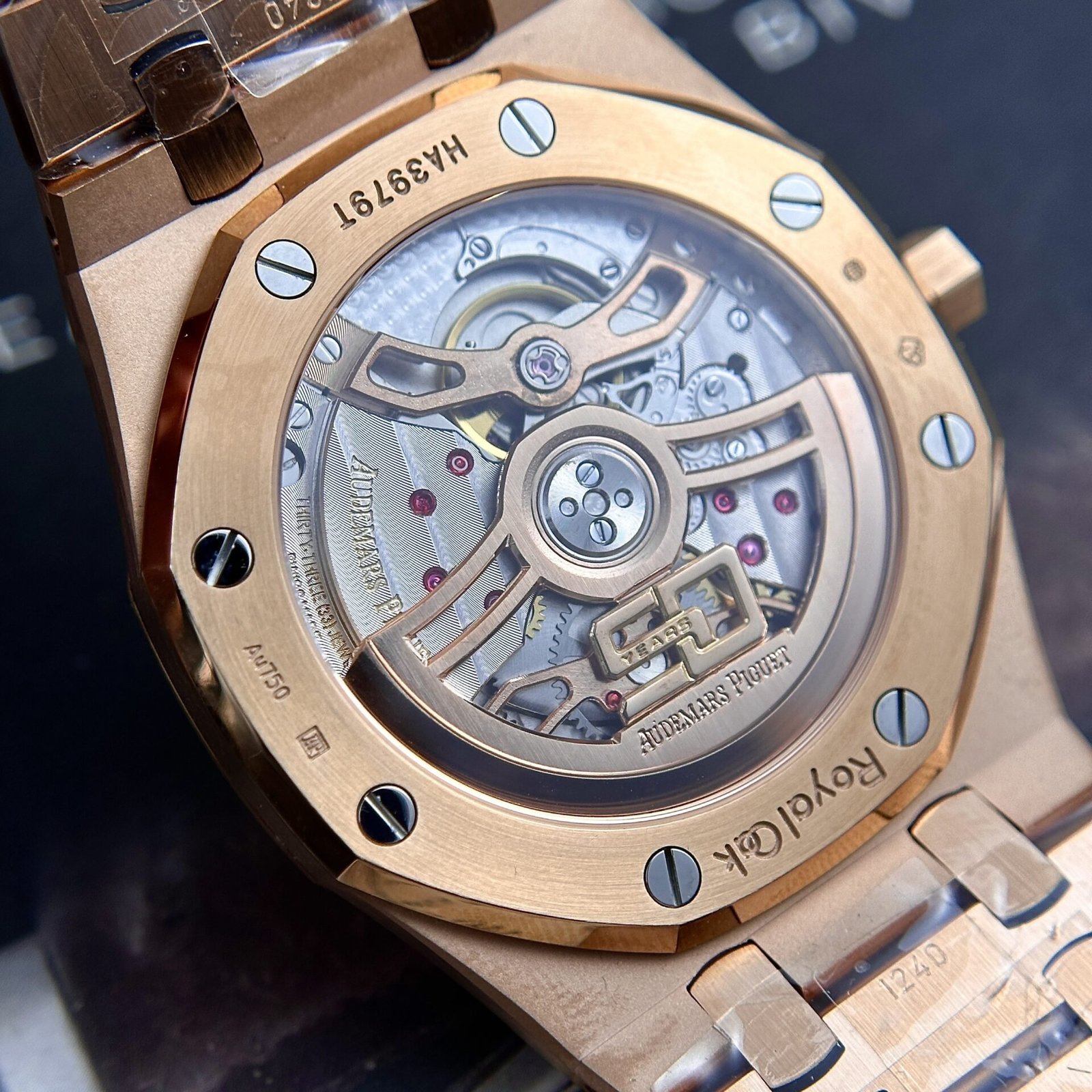 Audemars Piguet Royal Oak Jumbo Extra-thin 16202OR Smoked Grey Dial Best Replica 39mm - 图片 9