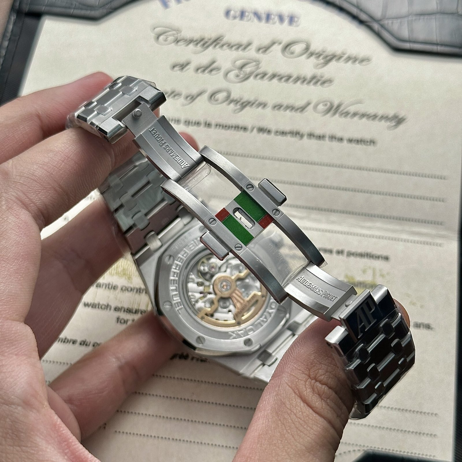 Audemars Piguet Royal Oak Perpetual Calendar 26574ST Black Dial Replica 41mm - 图片 9