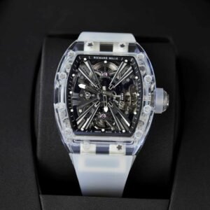 Richard Mille RM12-01 Tourbillon Sapphire White Best Replica 42mm