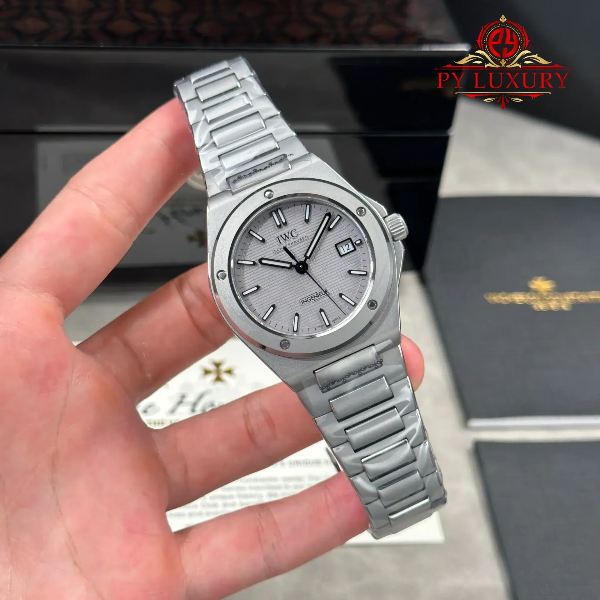 IWC Ingenieur Automatic IW328904 Grey Dial Best Replica GHF 40mm - 图片 2