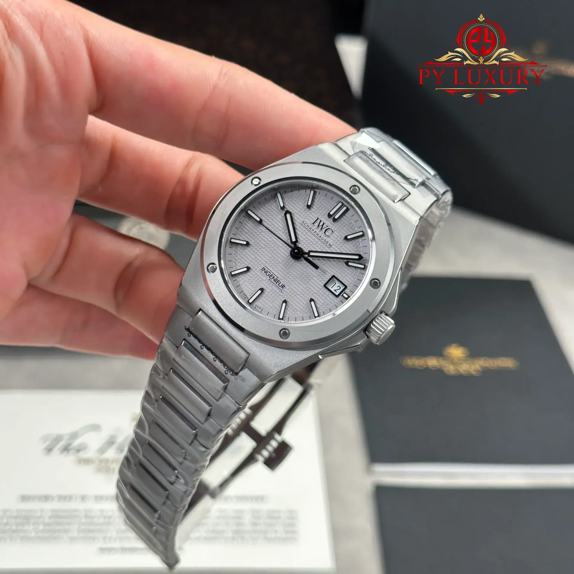IWC Ingenieur Automatic IW328904 Grey Dial Best Replica GHF 40mm - 图片 3