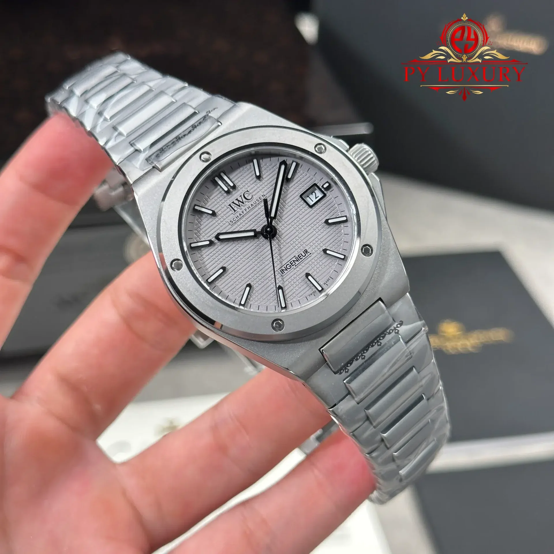IWC Ingenieur Automatic IW328904 Grey Dial Best Replica GHF 40mm - 图片 4