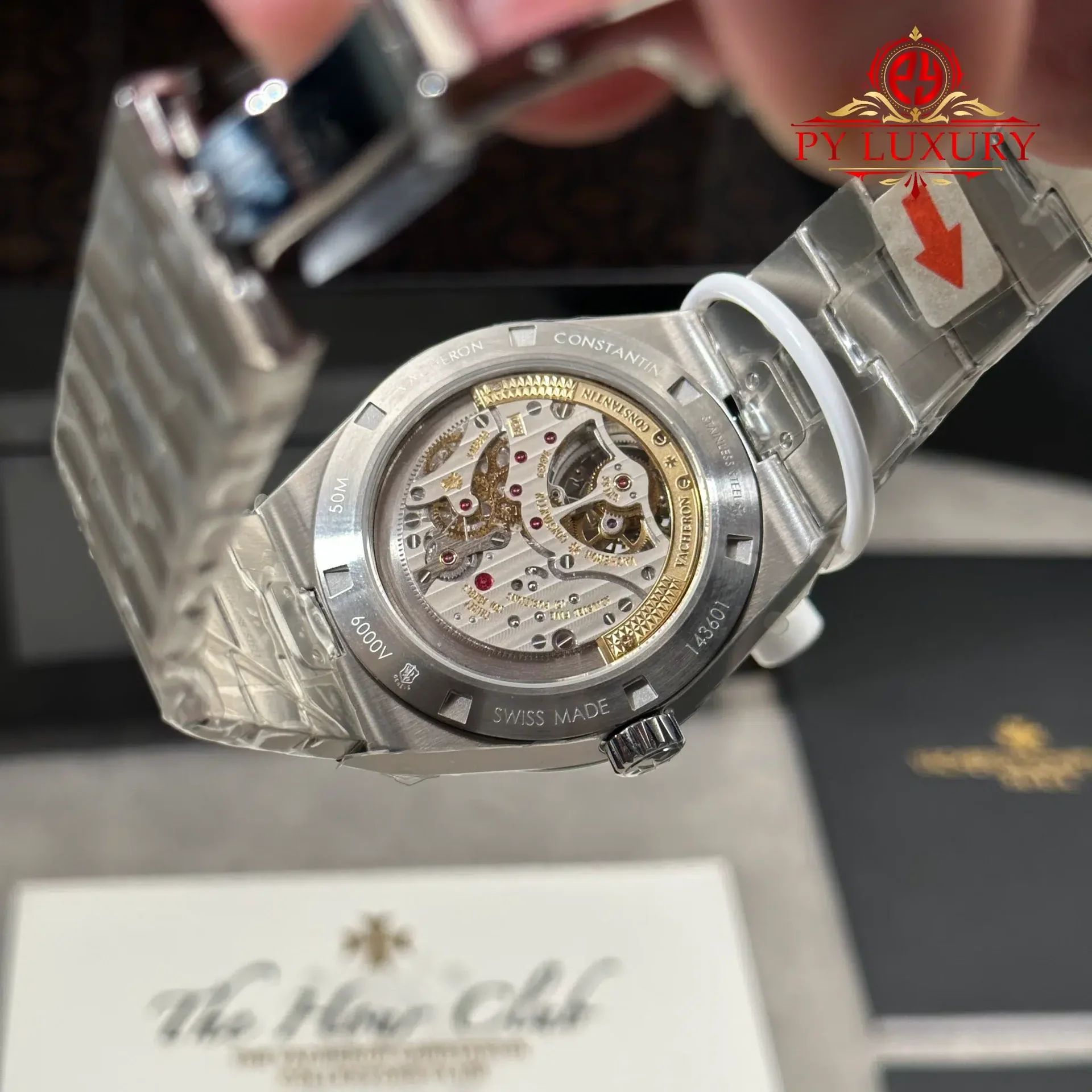 Vacheron Constantin Overseas 6000V Tourbillon Burgundy Red Dial Best Replica 42.5mm - 图片 10